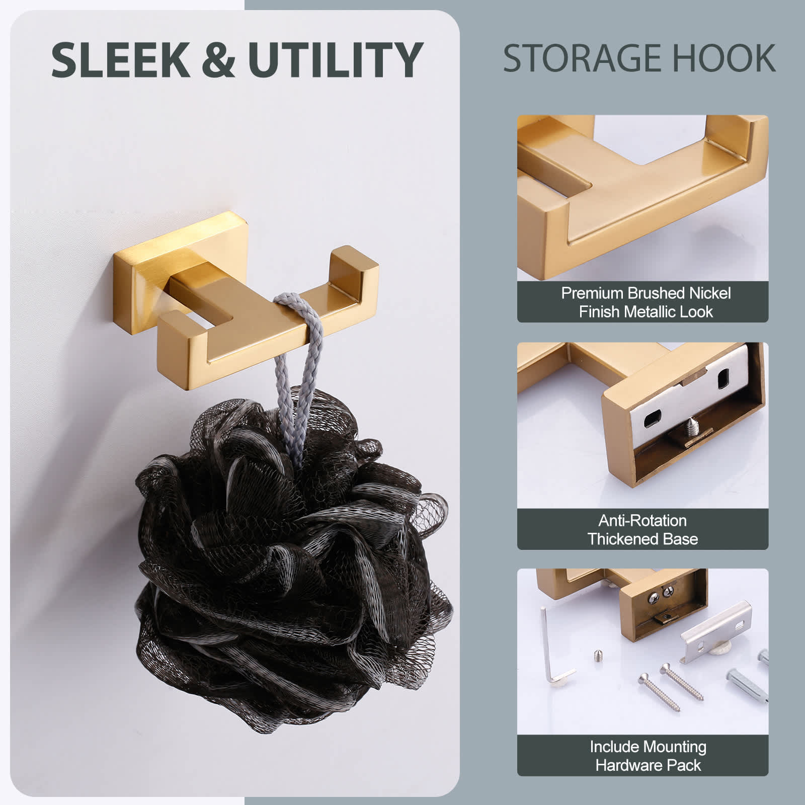 ARCORA AR5003507G Robe-Hooks - View #3