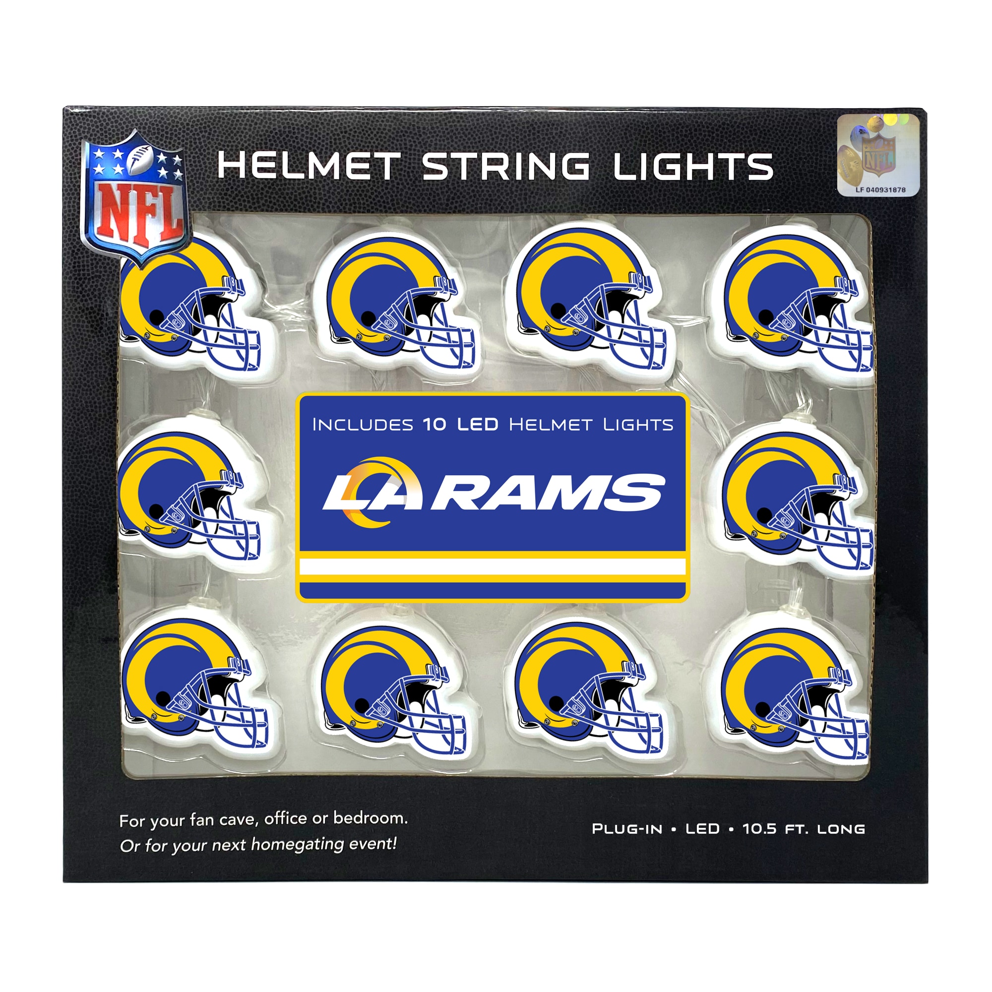 Los Angeles Rams LED Wall Helmet