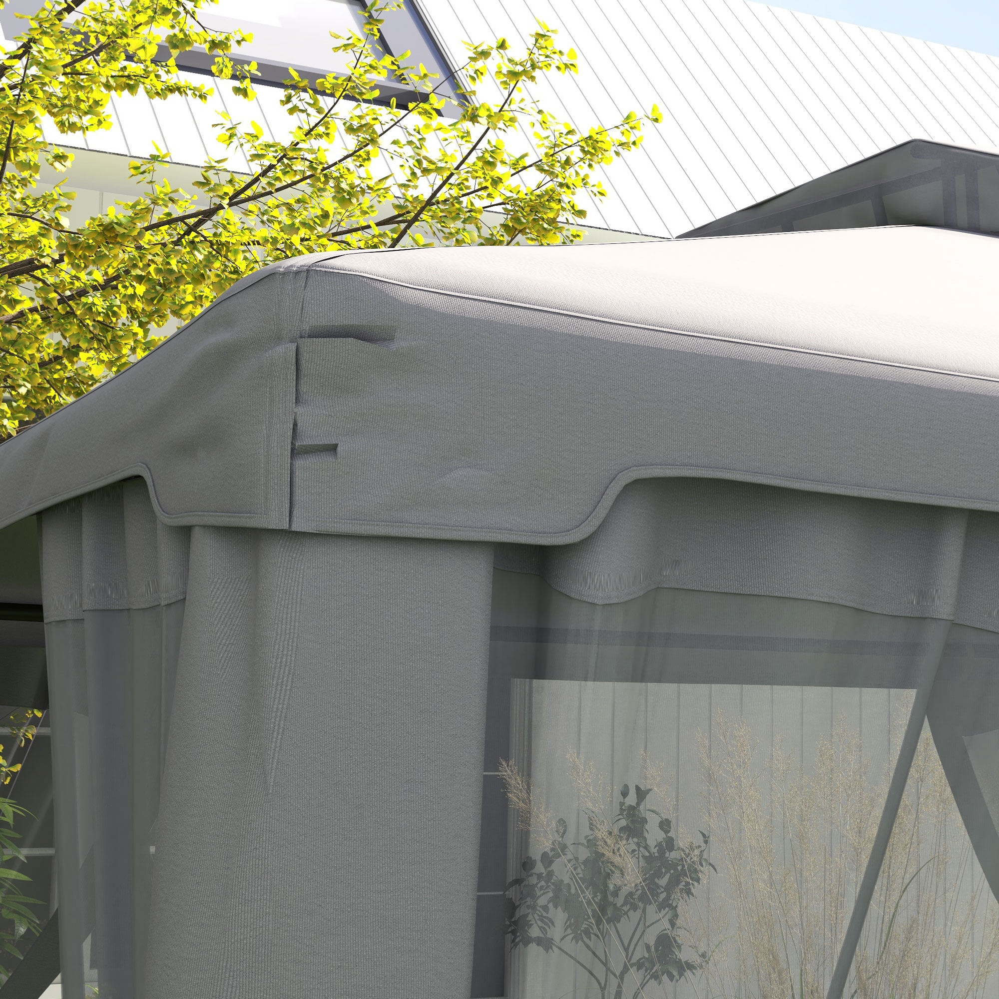 ToolCat BZ2-11-PW Wood-Resin-Gazebos - View #10