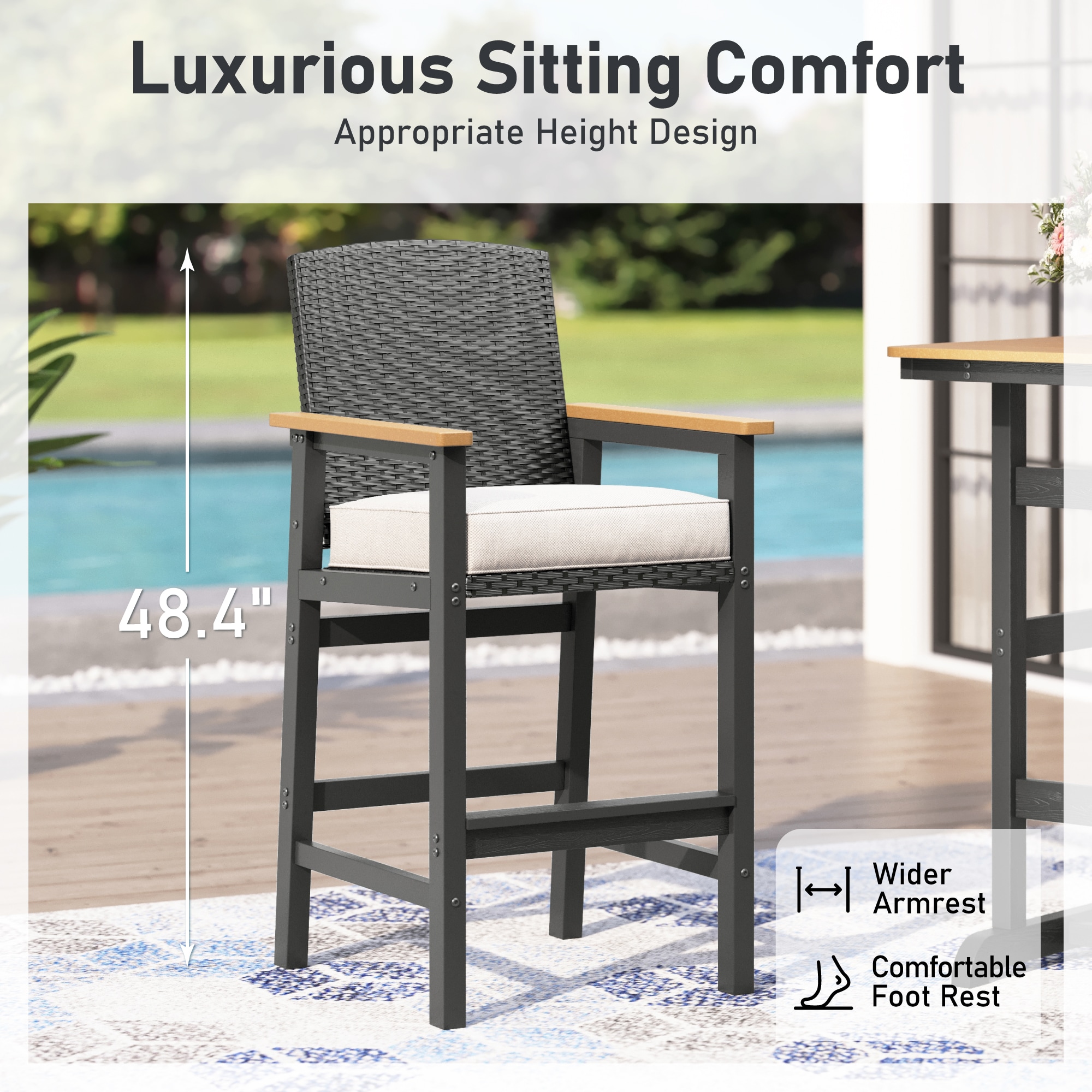 Sunshine Valley S3-3801-T Patio-Dining-Sets - View #5