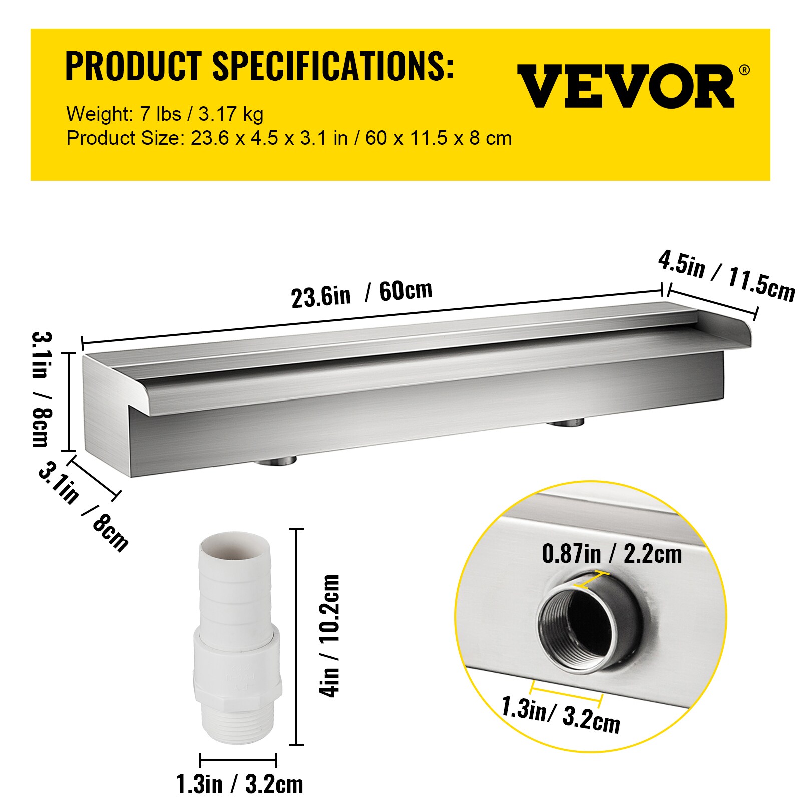 VEVOR PQSBJPJSW600PQJSKV0 Pool-Fountains - View #8