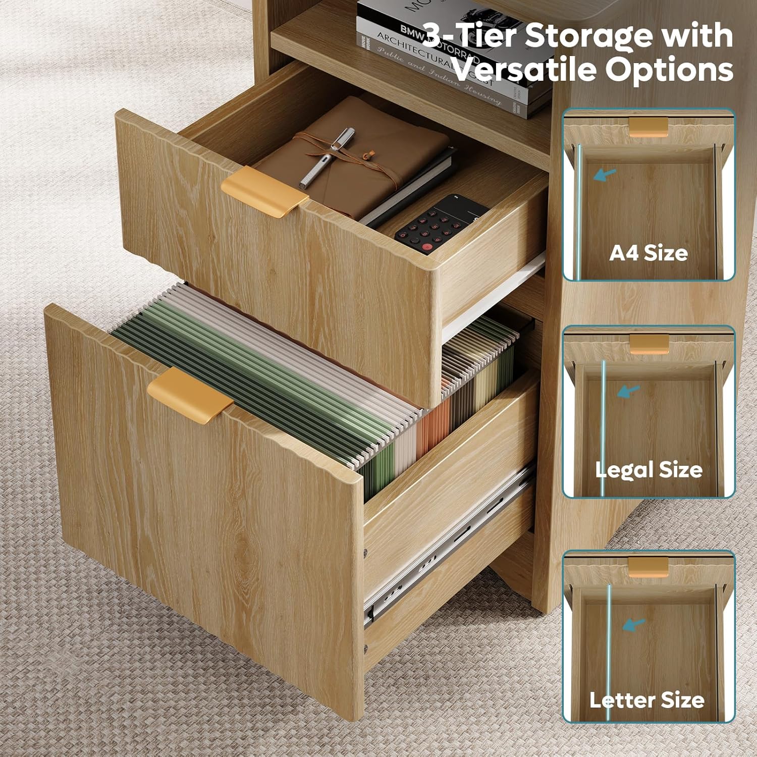 Bestier LOW-H106314M-LOG desks - View #6