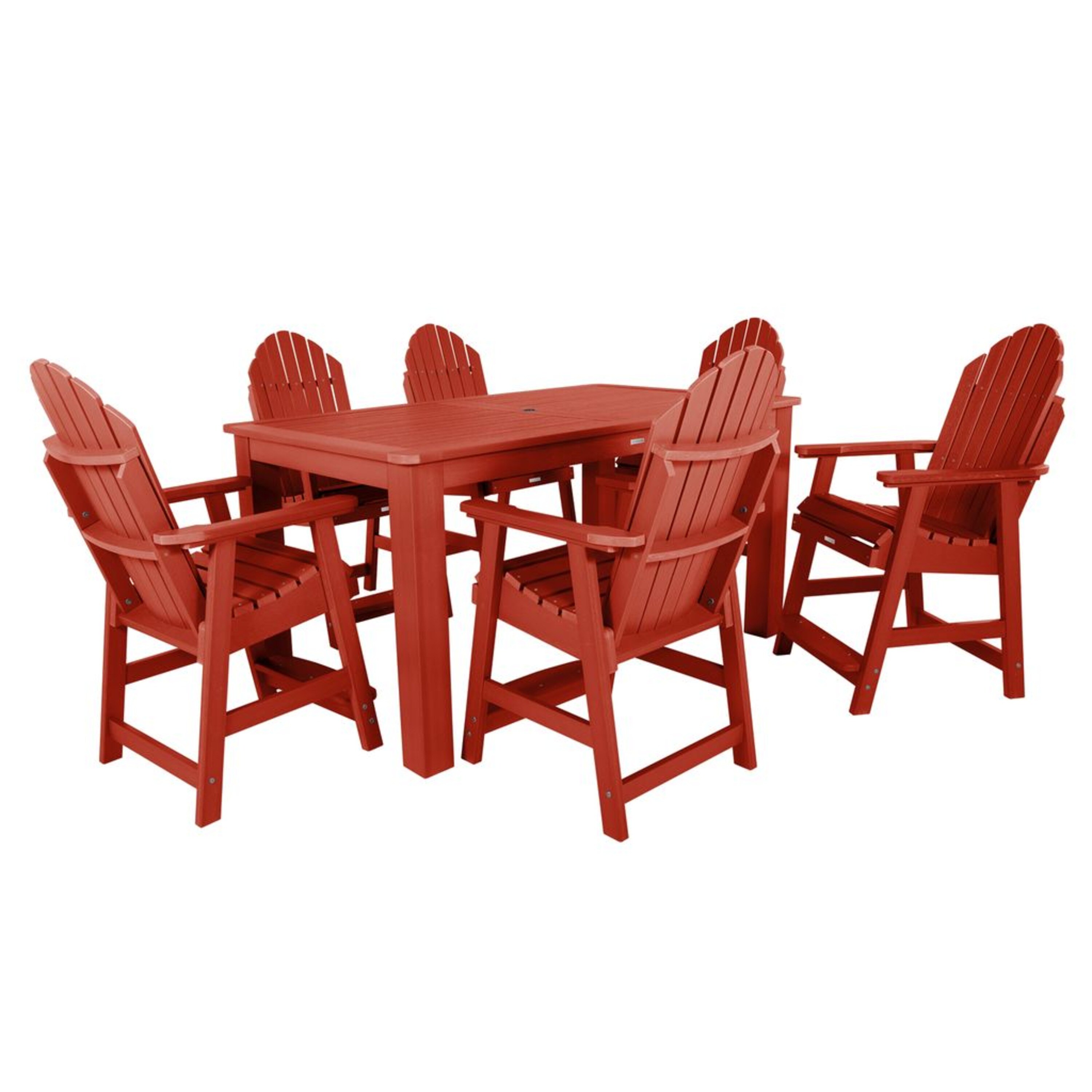 highwood AD-ST7HM2CO4BA-RED Patio-Dining-Sets - View #2