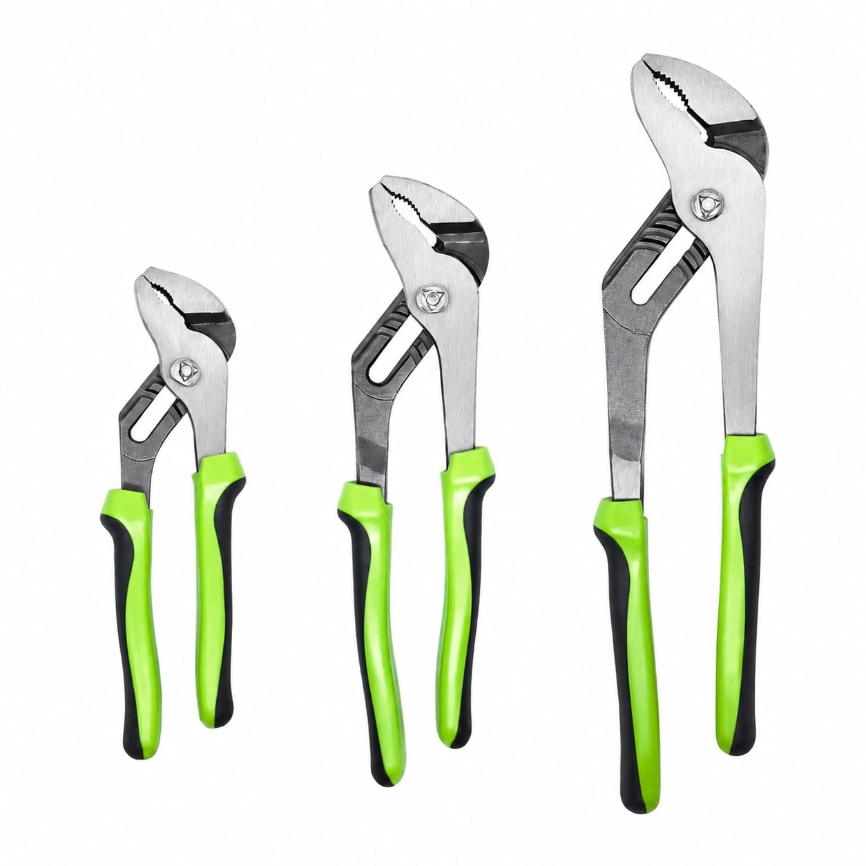 DYRCJ 3 Piece Groove Joint Pliers Set 8 Inch 10 Inch 12 Inch Adjustable ...