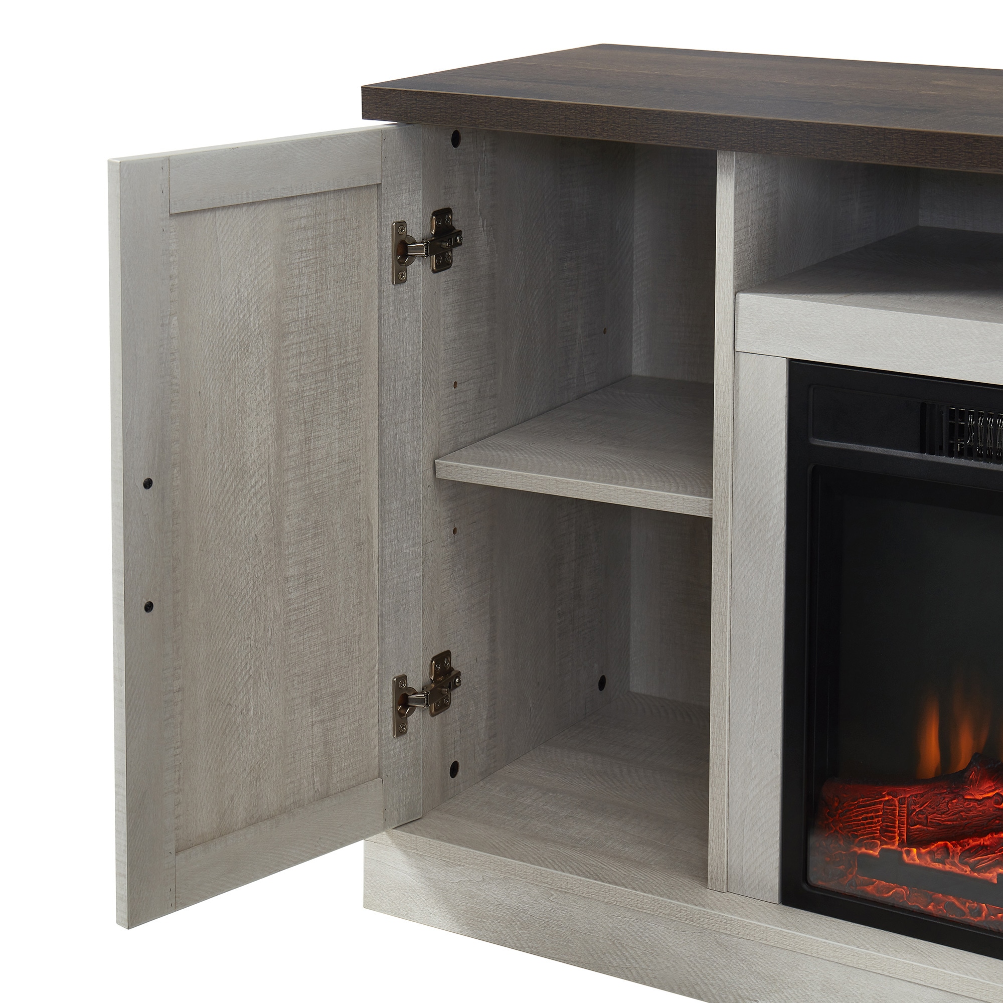 Clihome CL-CYTVS07-WHI Electric-Fireplaces - View #8