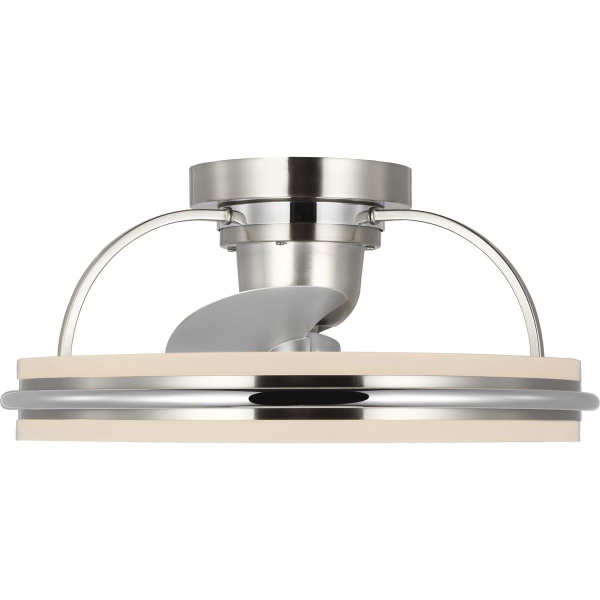 Brushed Nickel 21" LED Ceiling Fan with Remote and Lighting