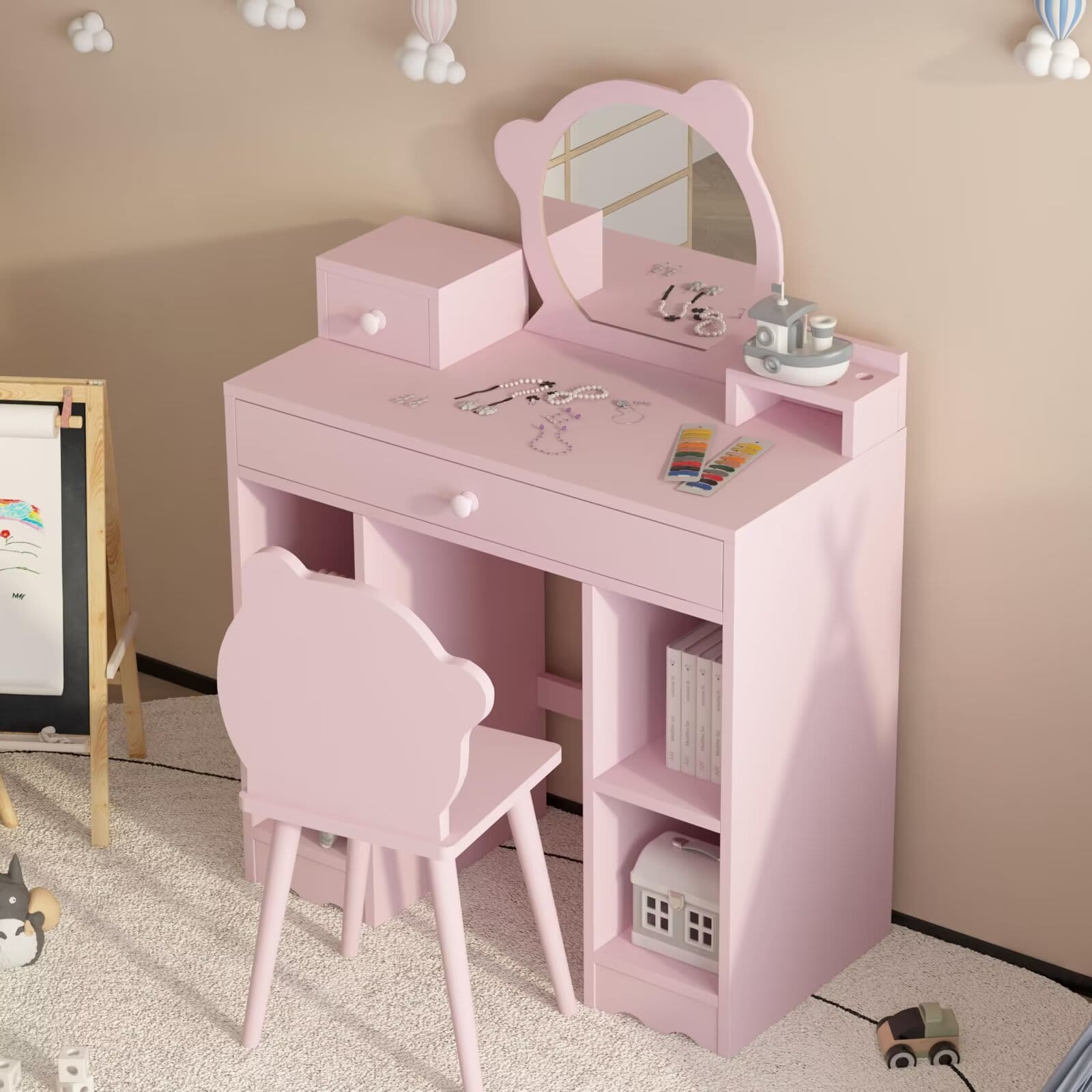 Qeetex JXNAG-PHO-11WCKQUM Bedroom-Vanities - View #5