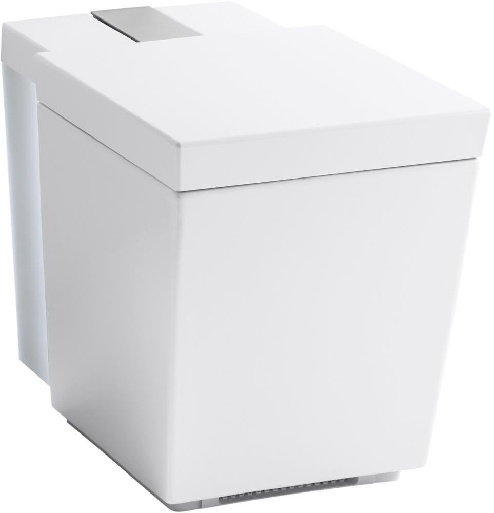 KOHLER K-3901-NSR-0 Numi White Dual Flush Elongated Comfort Height WaterSense Toilet 12-in Rough-In Size with Bidet