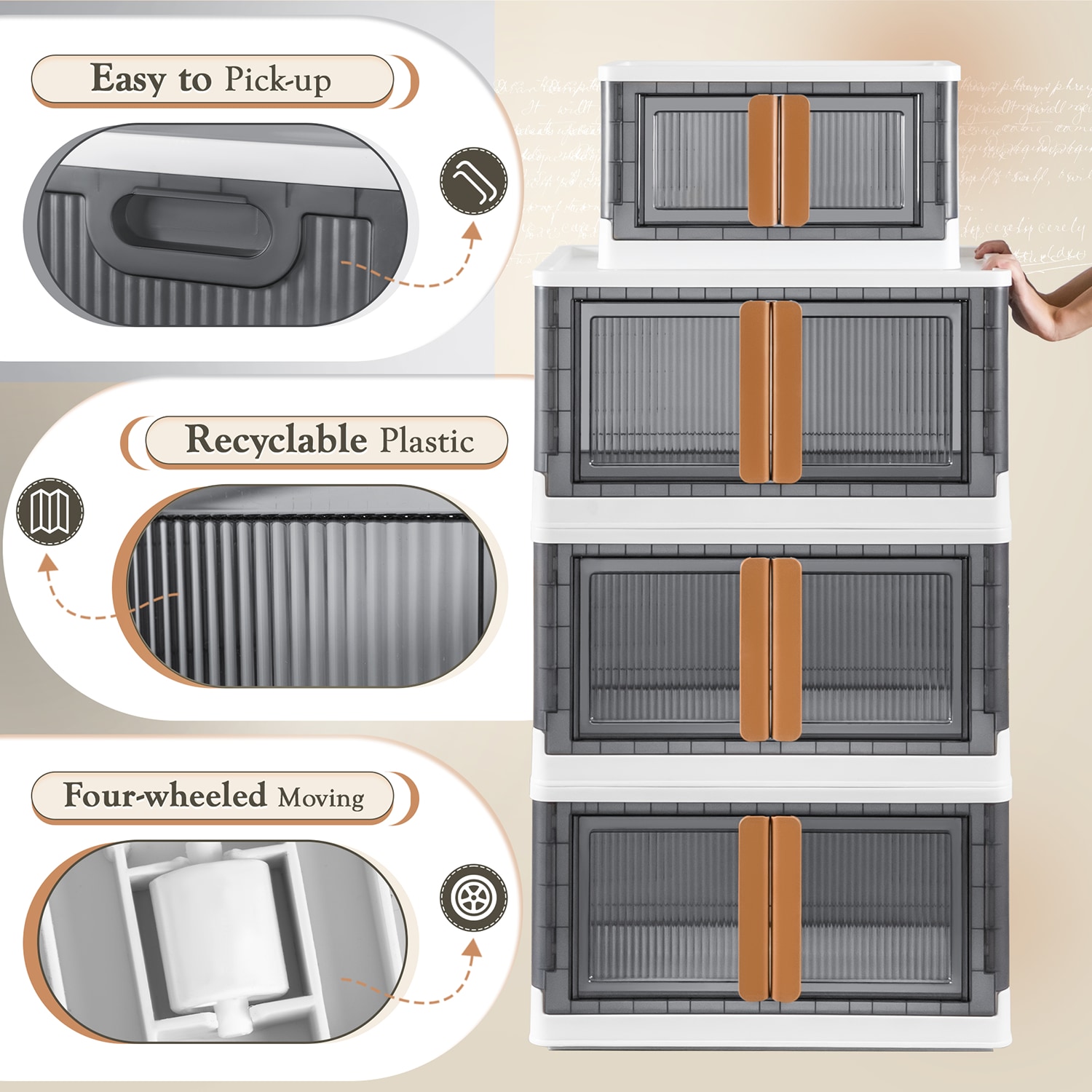 Vineego LS-CB23-0172-M2OG-3 Bins-Baskets - View #4