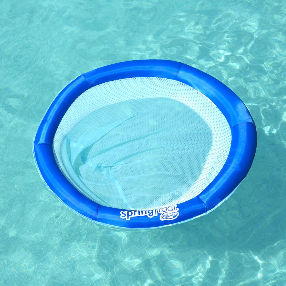 Mesh Float for Pool or Lake Light Blue/Lime SwimWays Spring Float Papasan