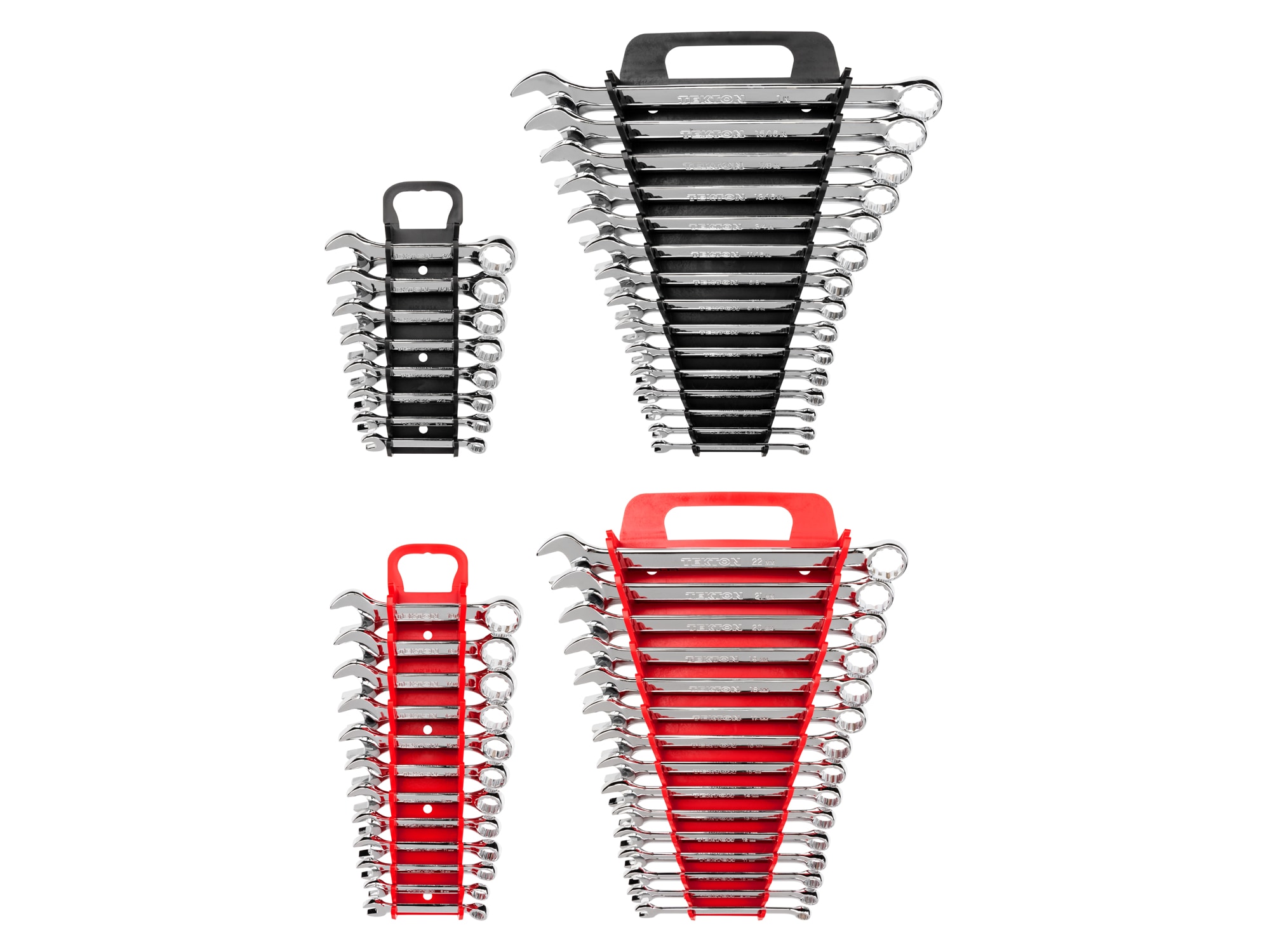 TEKTON WCB91901 50-Piece Set 12-point (Sae) and Metric Standard Combination Wrench