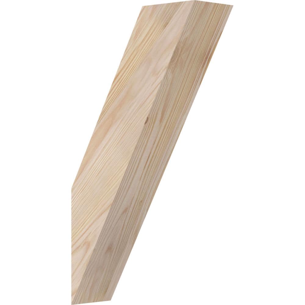 Ekena Millwork BRC04X10X18TRA00SDF 3-1/2-in x 10-in x 18-in Douglas Fir Unfinished Wood Traditional smooth