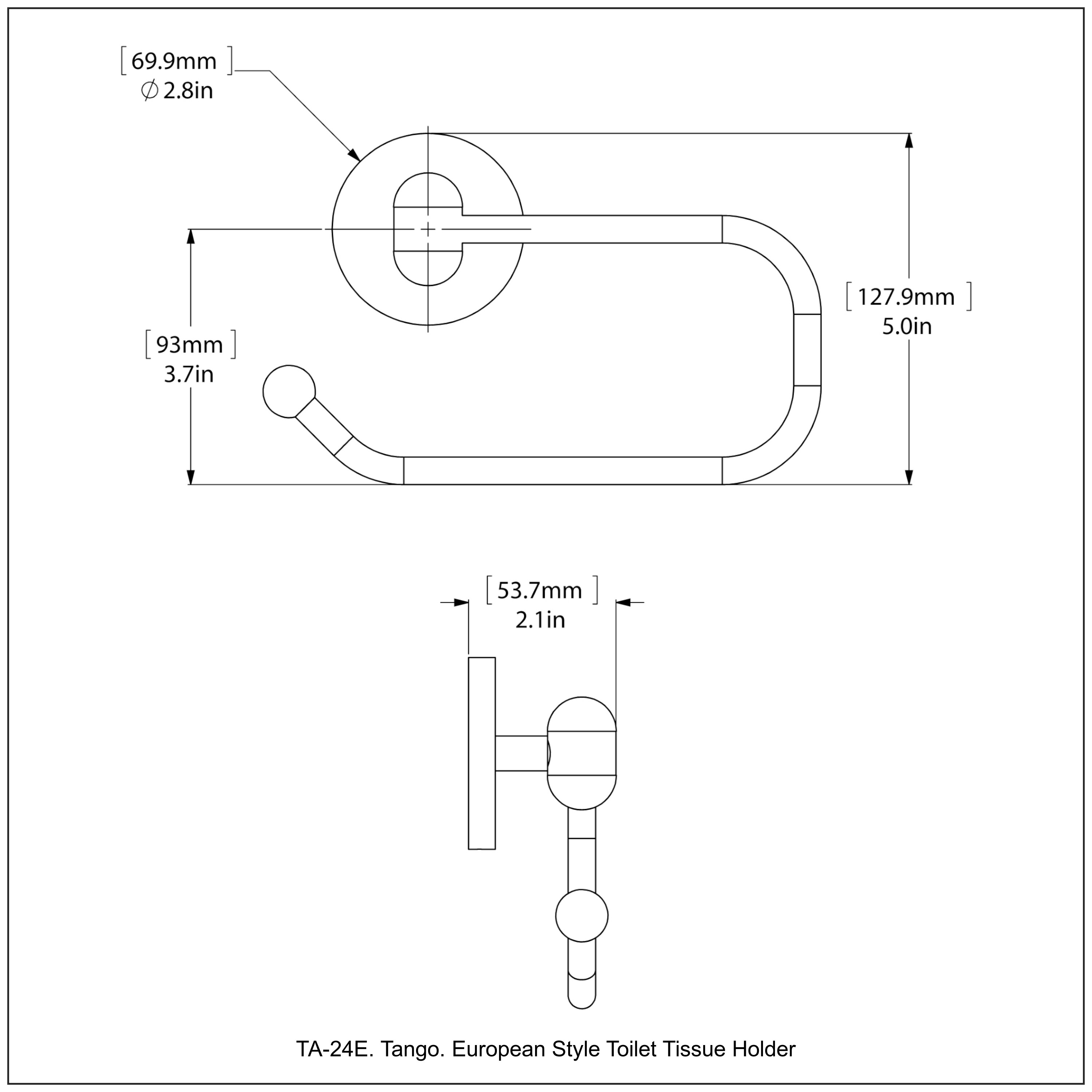 Allied Brass TA-24E-WHM d060360 - View #3