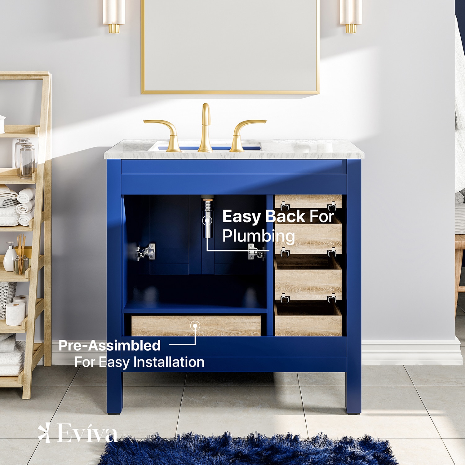 Eviva EVVN412-36BLU-GH Bath-Vanity-Combo - View #6