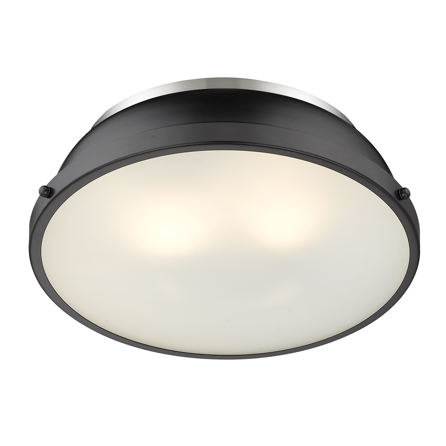 Golden Lighting 3602-14 PW-BLK flushmounts - View #2