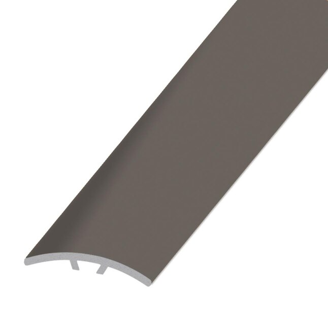 Congoleum 1.594-in x 94-in Copley Gray Laminate Floor T-Moulding/Reduce Congoleum 1.594-in x 94-in Copley Gray Laminate Floor T-Moulding/Reduce