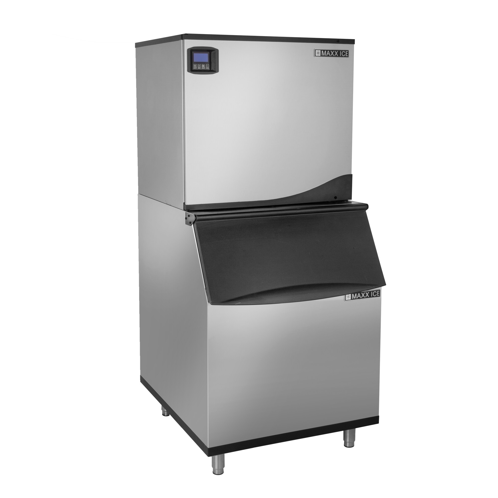 Maxx Ice MIM650NH-B470 30-in Flip-up Door For Commercial Use Cubed ( Stainless Steel/Black )