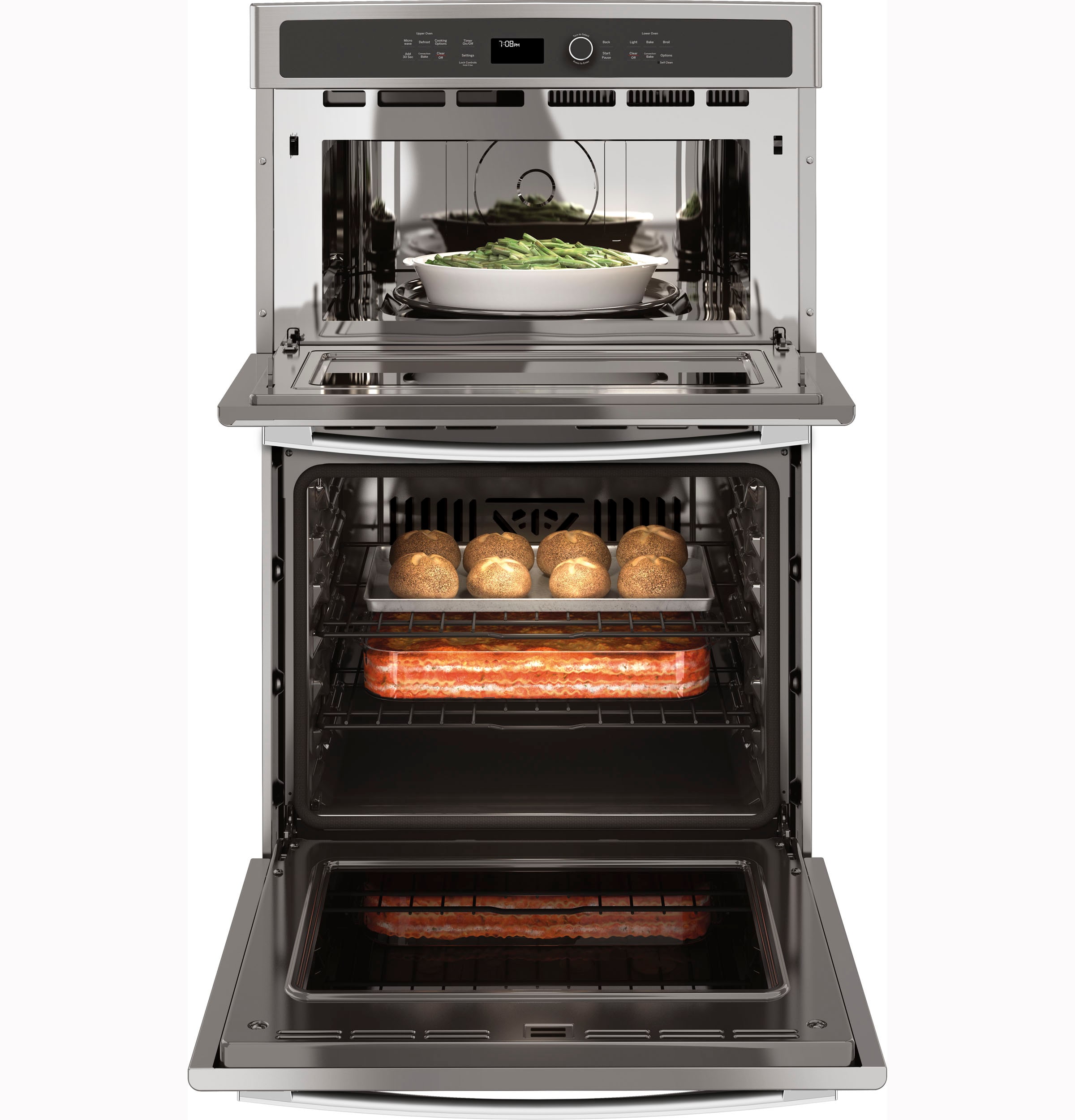 PK7800SKSS by GE Appliances - GE Profile™ 27 Built-In Combination  Convection Microwave/Convection Wall Oven