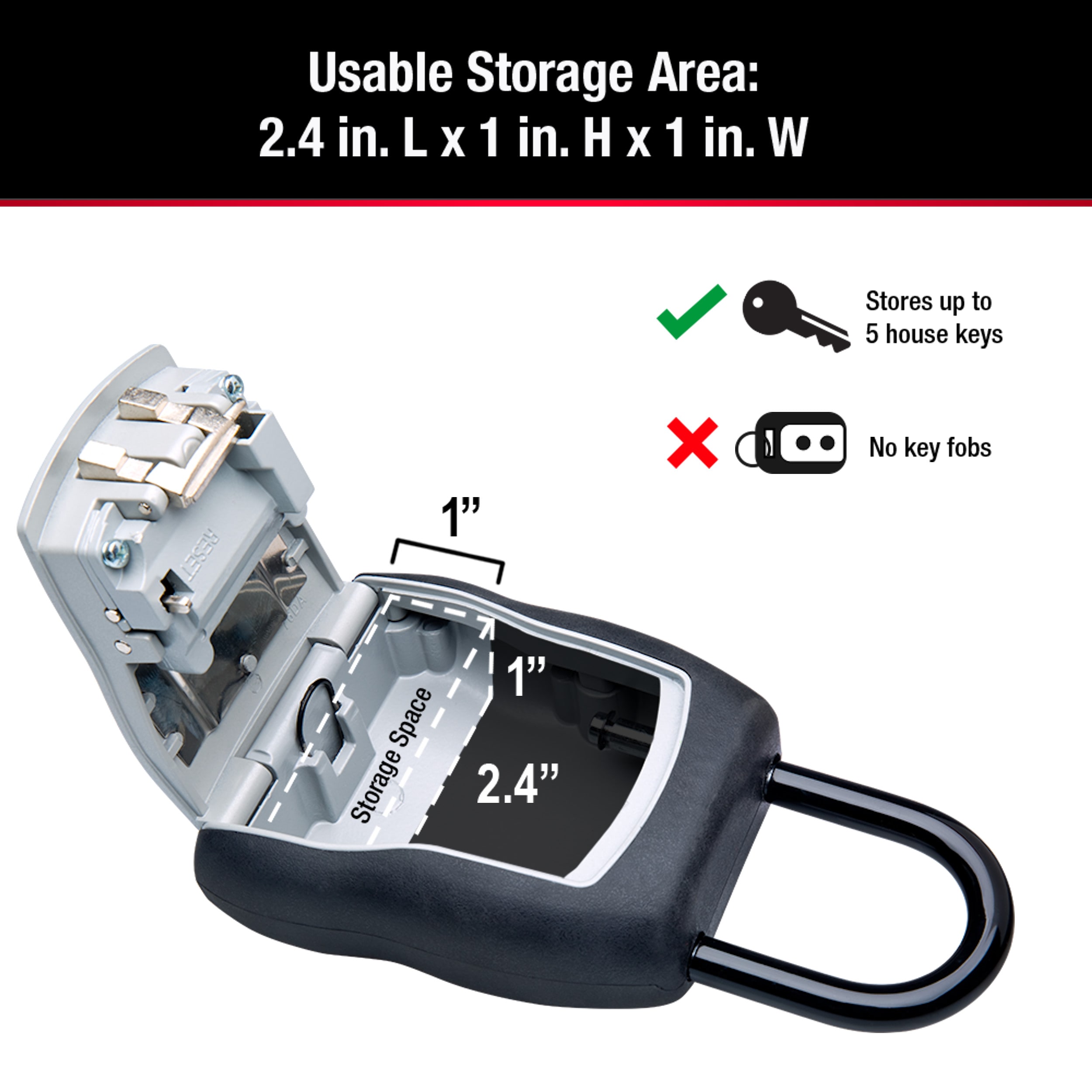 Master Lock 5400DHCLWSFLR/12 Key-Safes - View #5