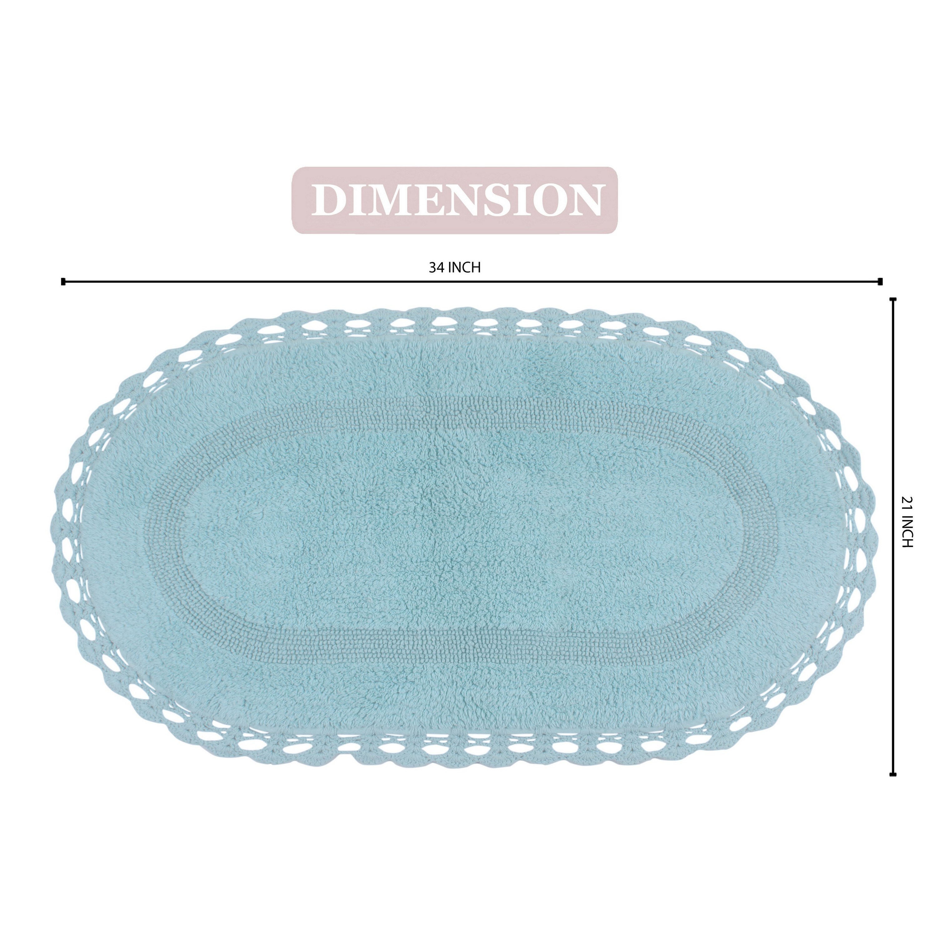 Home Weavers BHAM2134AQ Bath-Rugs - View #3