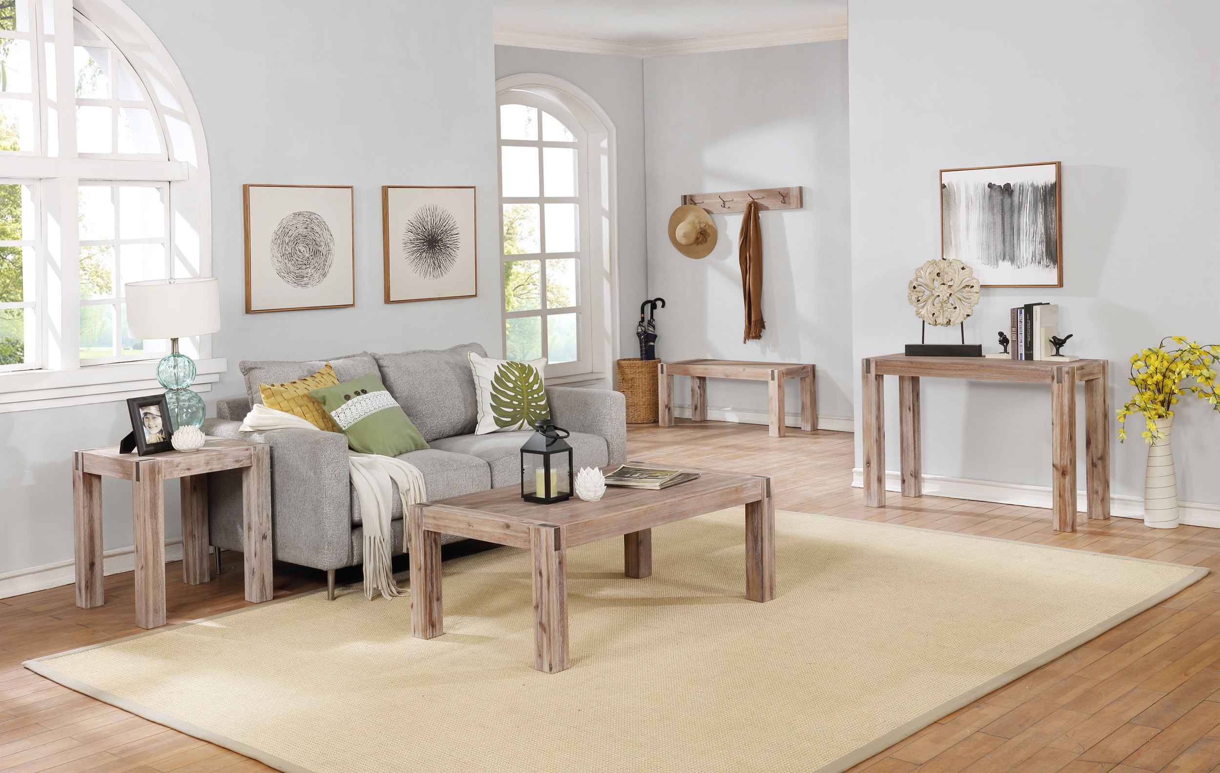 Alaterre Furniture ANWO1026 Console-Sofa-Tables - View #6