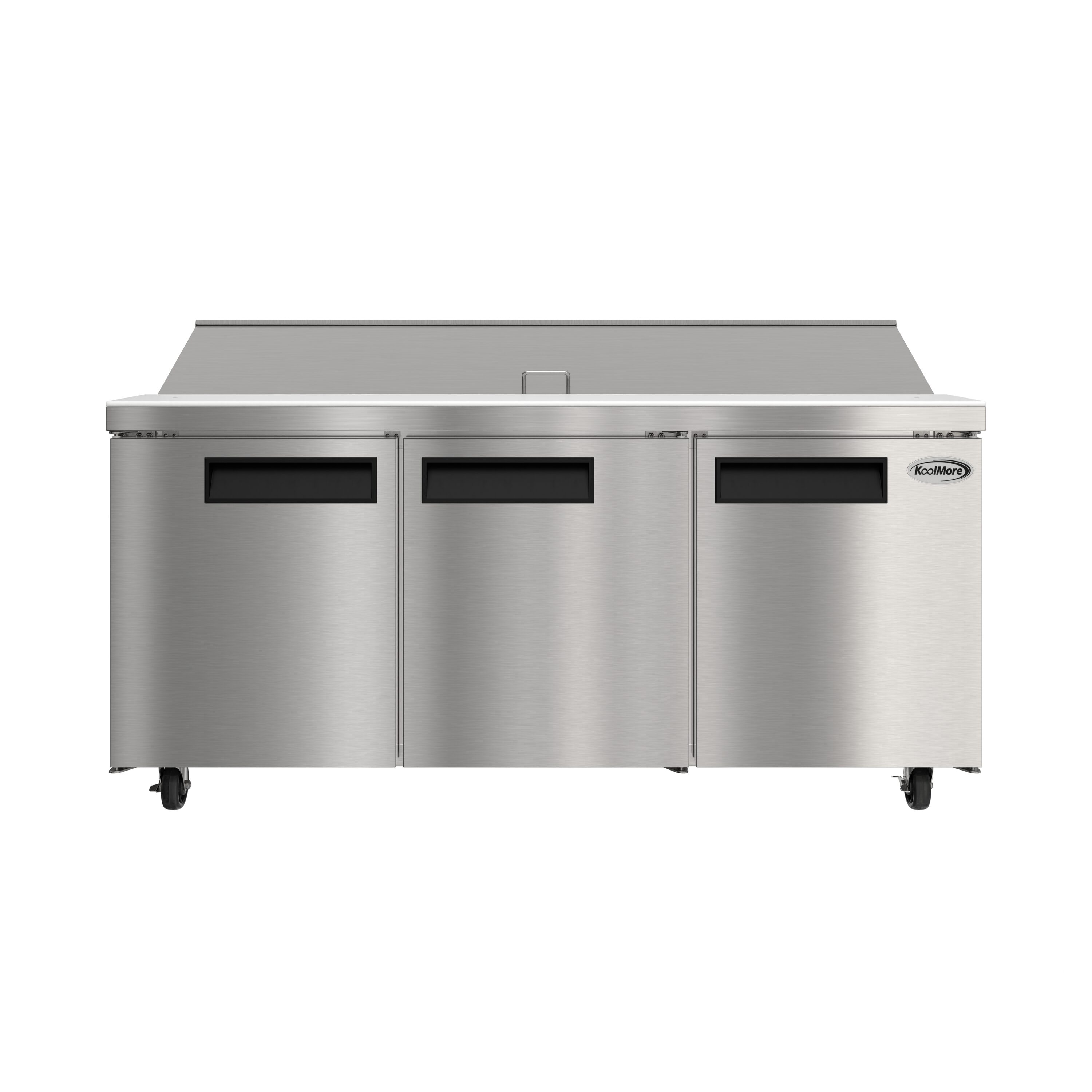 KoolMore LOW-KM-PTR70-3D 18-Pan Capacity 70.4-in Stainless steel Refrigerated Sandwich prep table