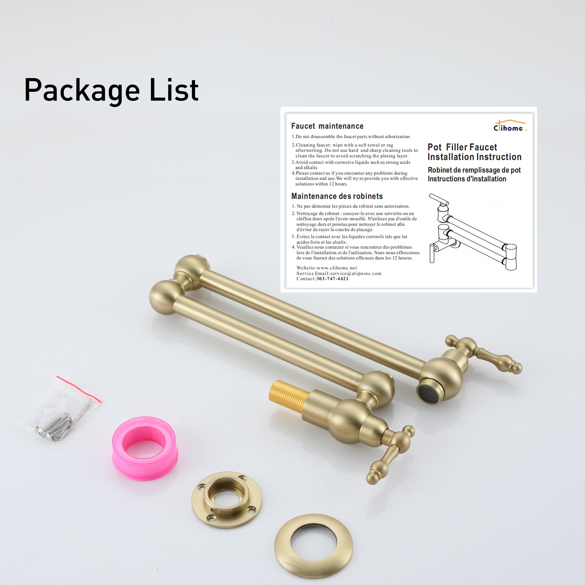 Boyel Living BL-KF801-BG Kitchen-Faucets - View #3