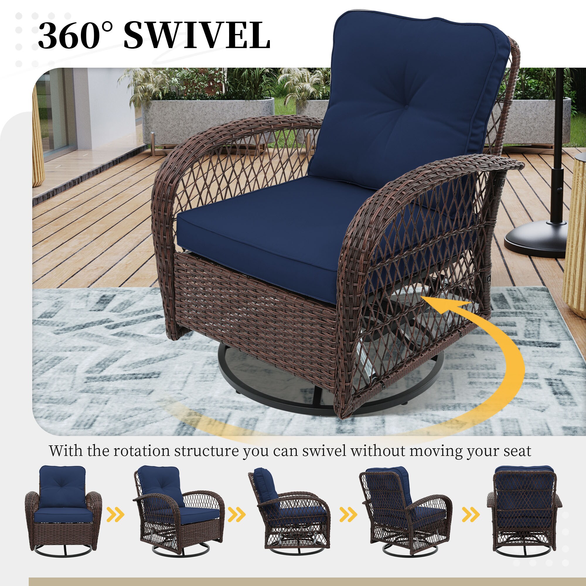 UPHA PL-Y9-6PC-Z2 Patio-Chairs - View #5