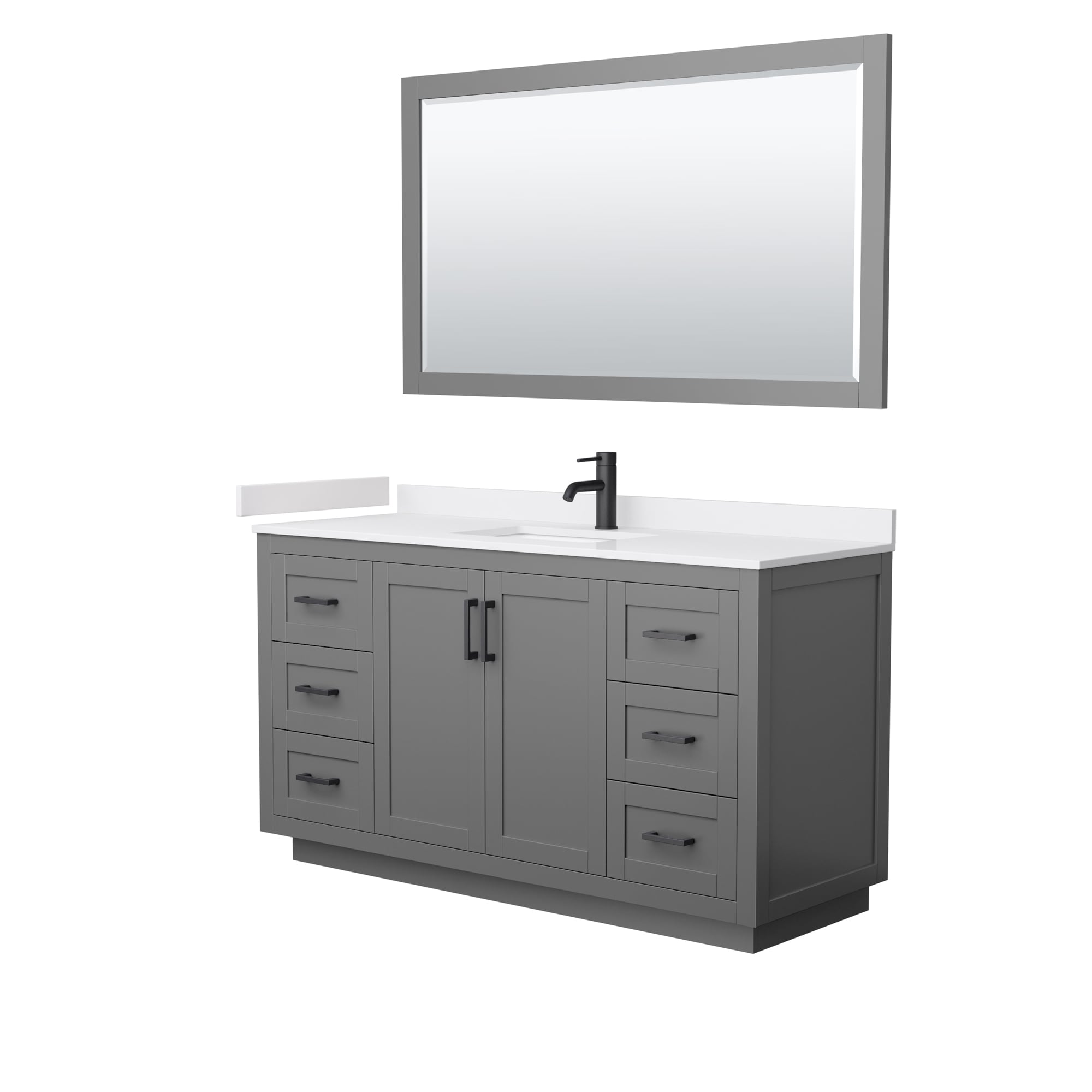Wyndham Collection WCF292960SGBWCUNSM58 Bath-Vanity-Combo - View #2