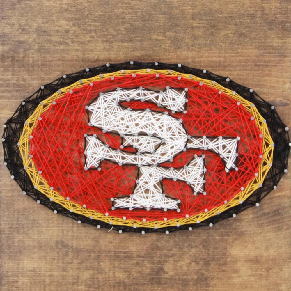 49ers Wood Logo 