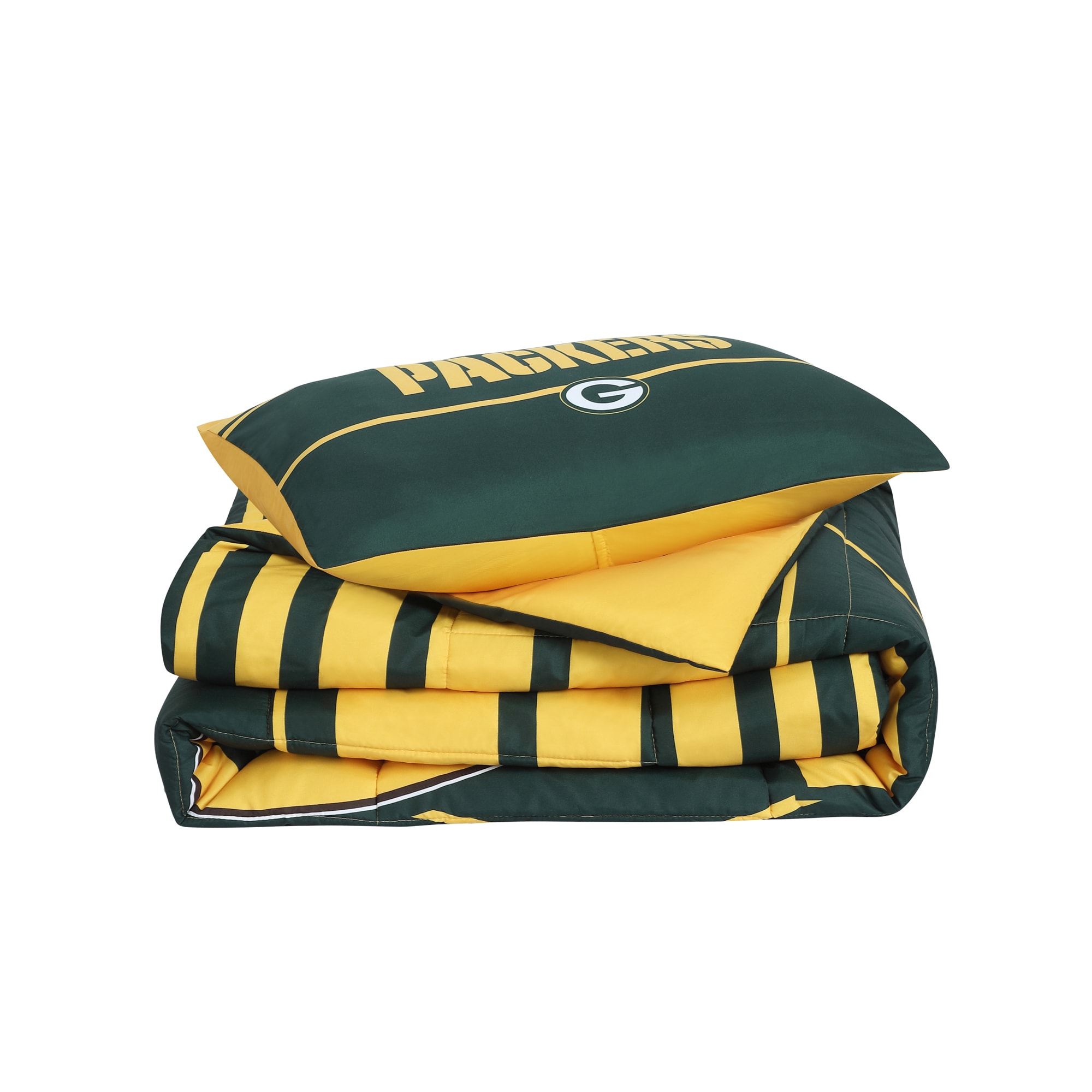 Cathay Sports Green Bay Packers 2-Piece Dark Green/Gold Twin/Twin