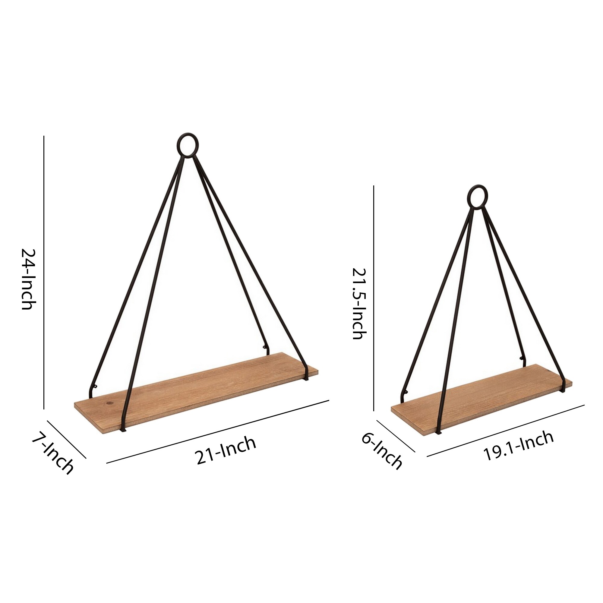 Benzara BM227315 Wall-Mounted-Shelving - View #5