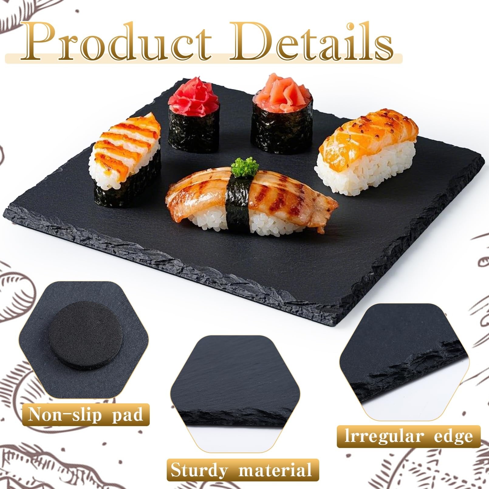 Aoibox Army Black Knights Standard 10 Hexagon Serving tray at Lowes.com