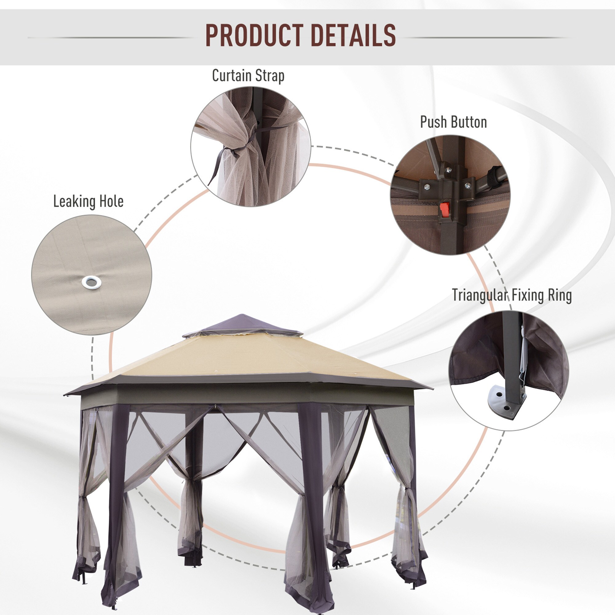 Siavonce XH41508 Wood-Resin-Gazebos - View #4