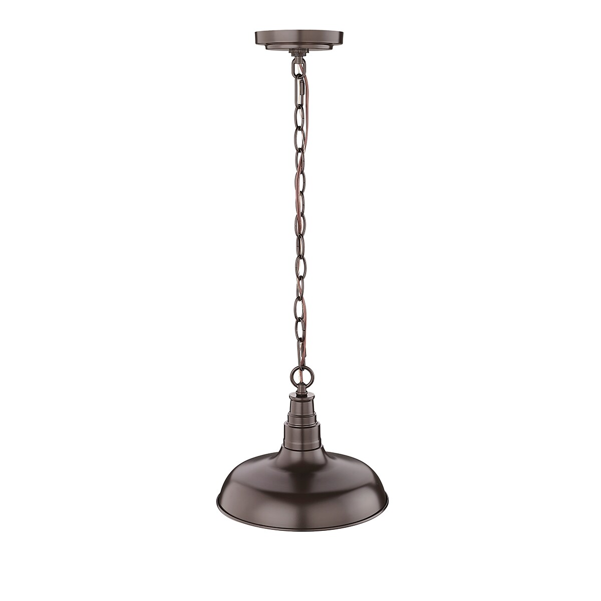 Twilight Glow Powder Coat Bronze Outdoor Pendant Light