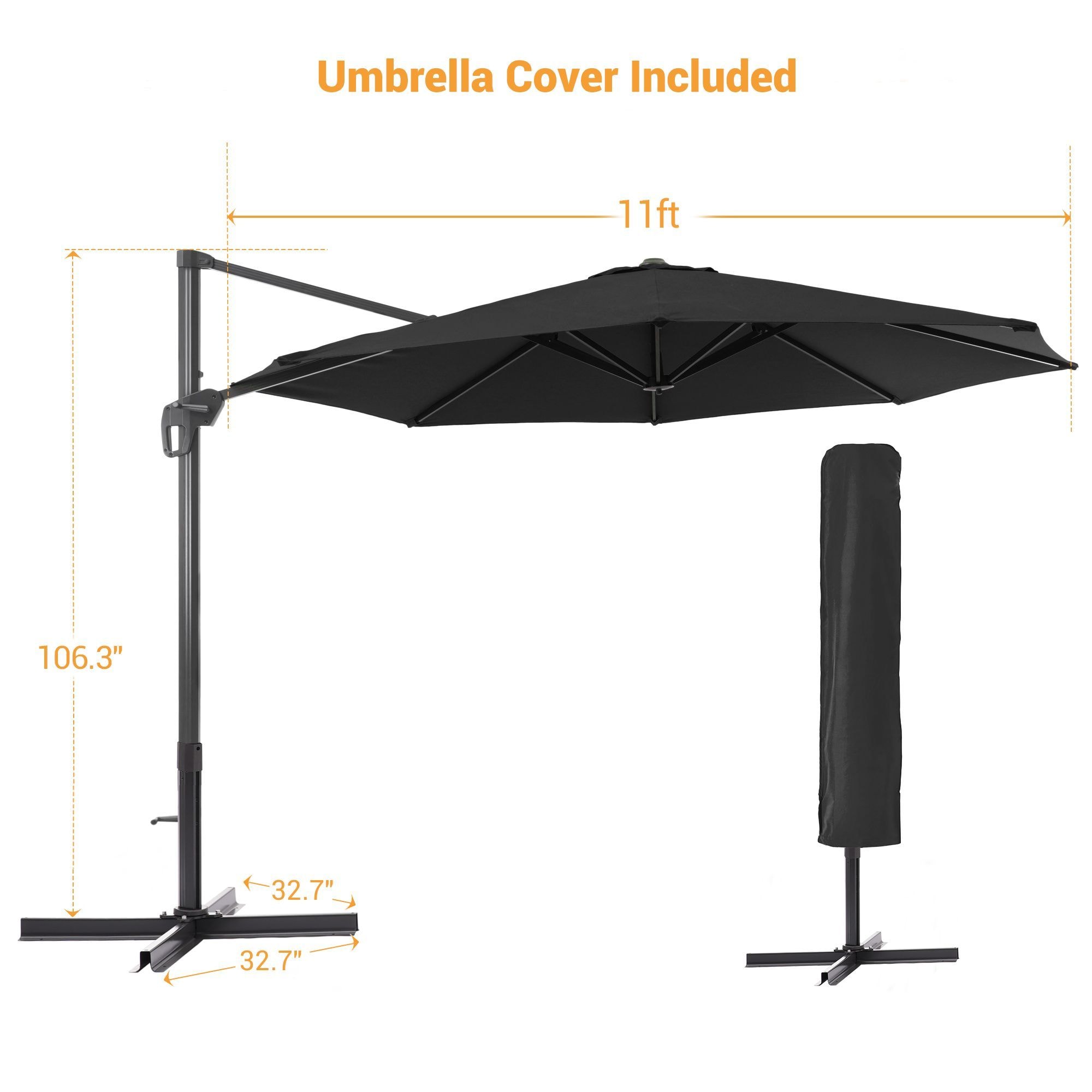 Sonkuki SD-NB11-BK Umbrellas-2 - View #6