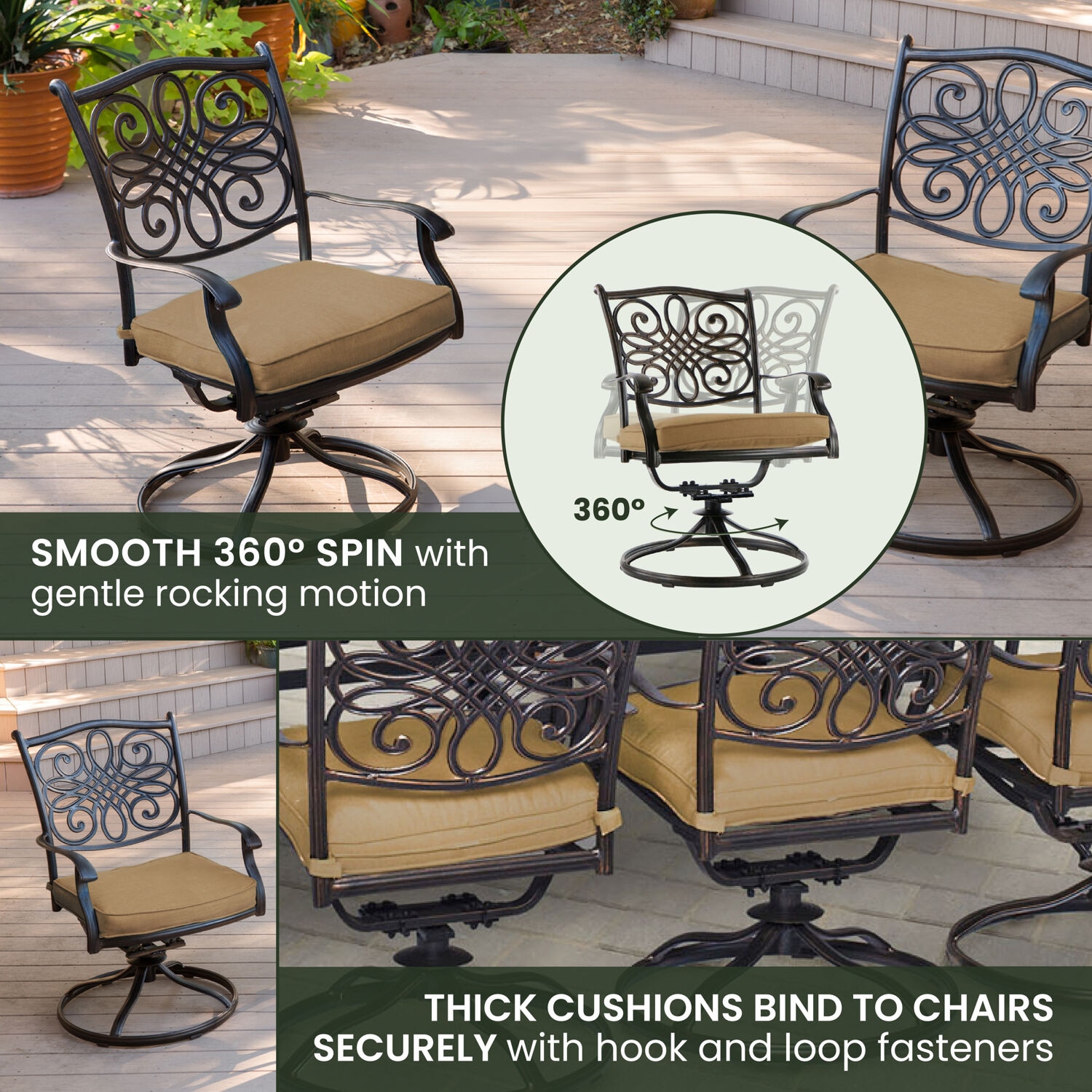 Hanover TRADDN9PCSW-8 Patio-Dining-Sets - View #6