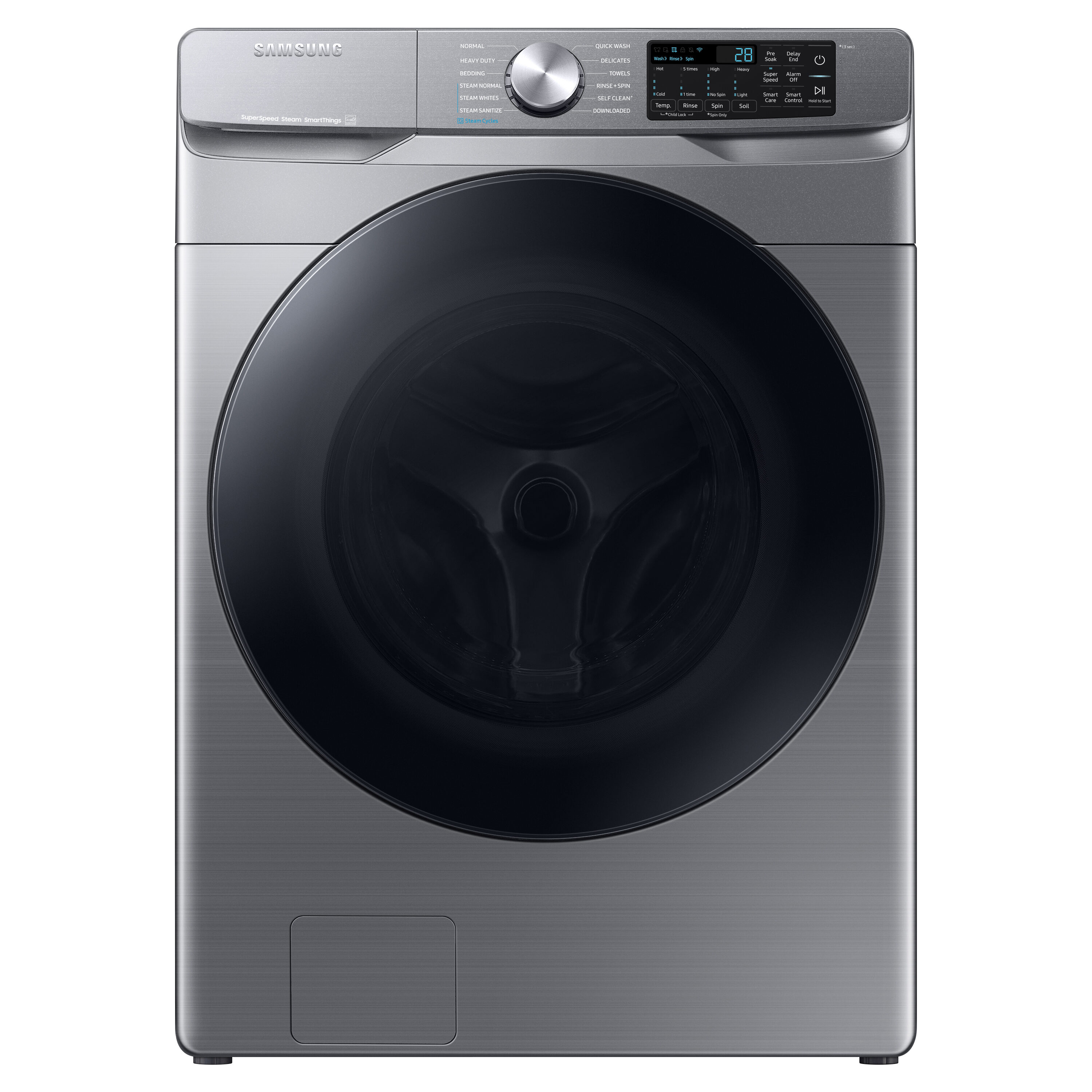 LG 5.0 Cu. Ft. High-Efficiency Stackable Smart Front Load Washer