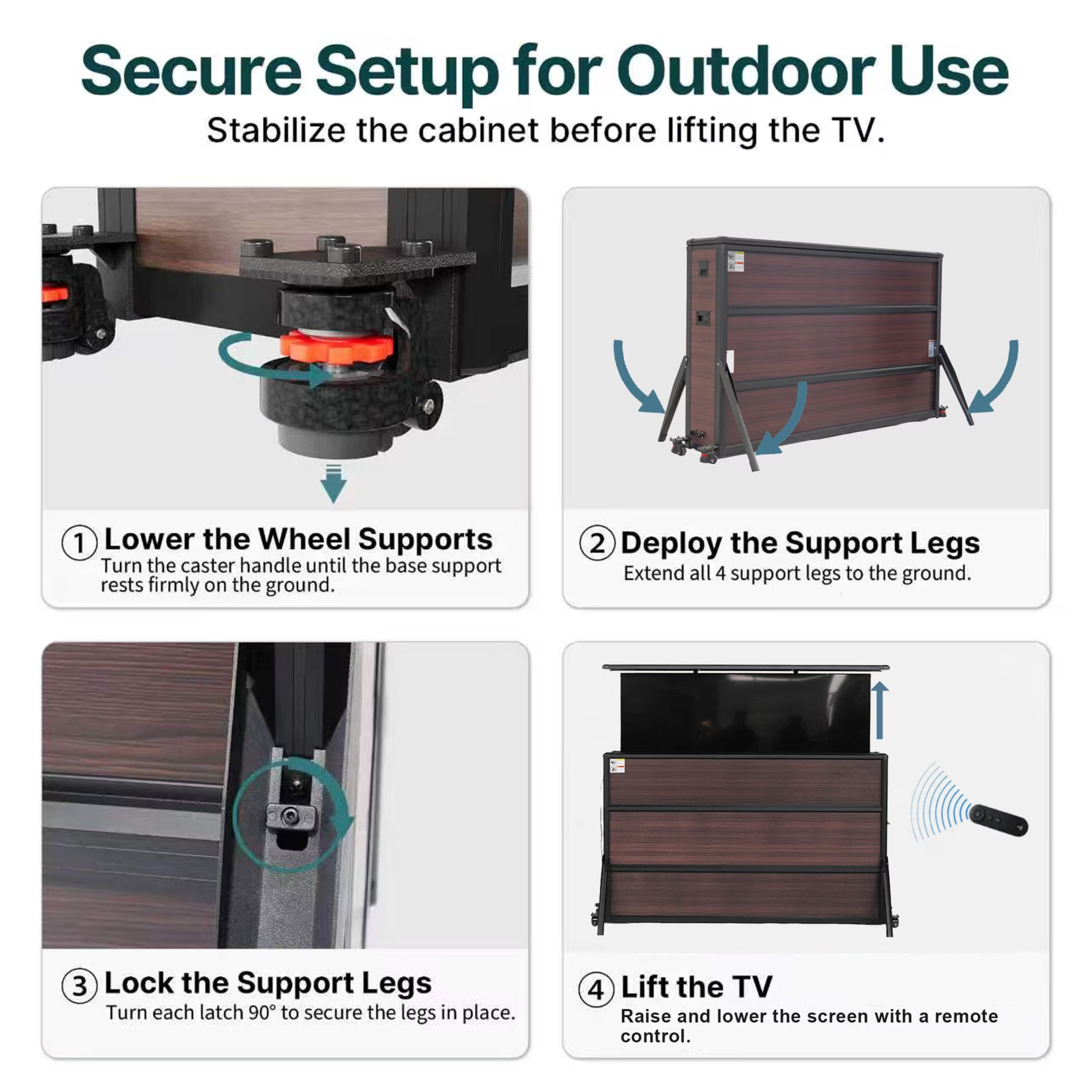 IntelliCube LTC65AL-RC Tv-Stands - View #3