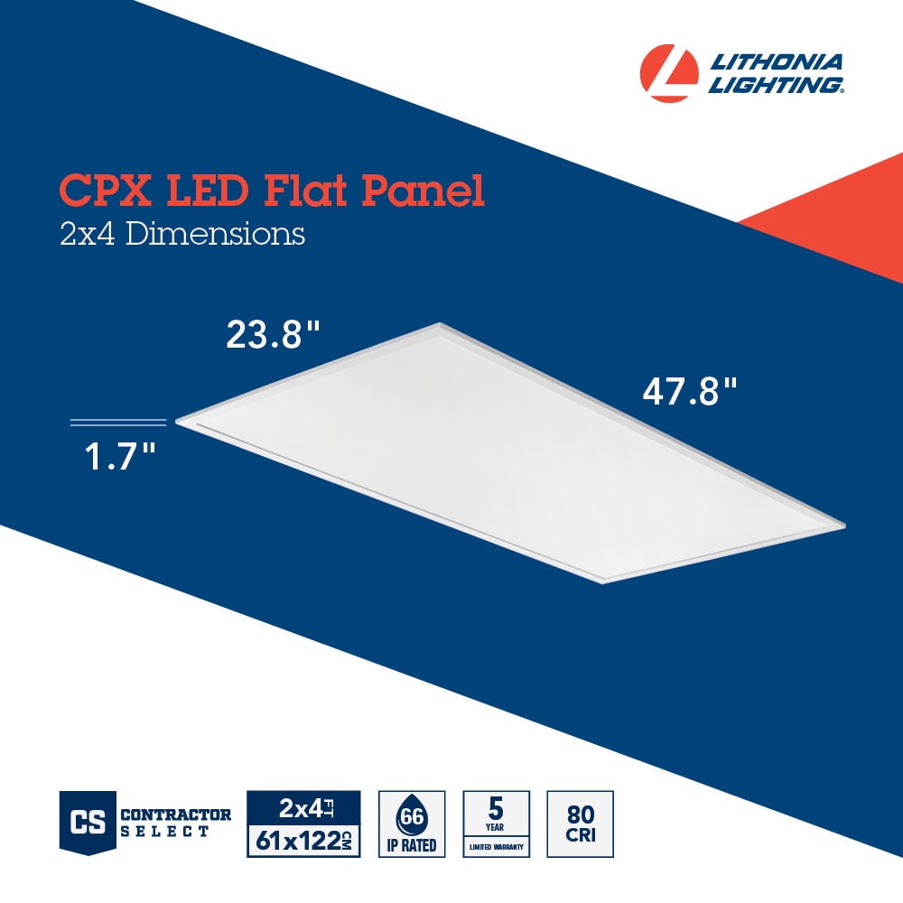 Adjustable White Aluminum LED Flat Panel Ceiling Light