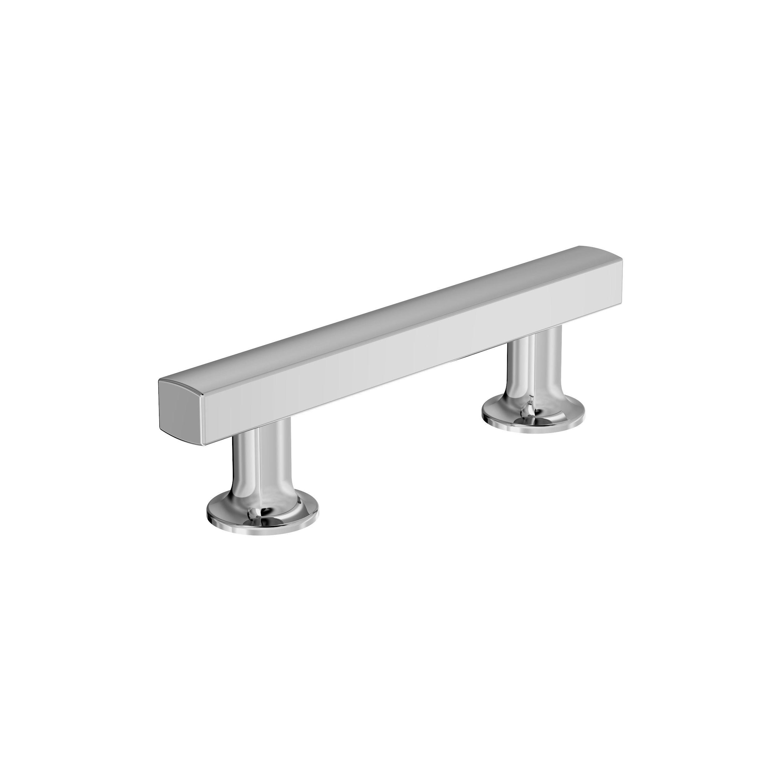 Amerock BP3710326 Everett 3-in , 76mm Center to Center Polished Chrome Rectangular Bar