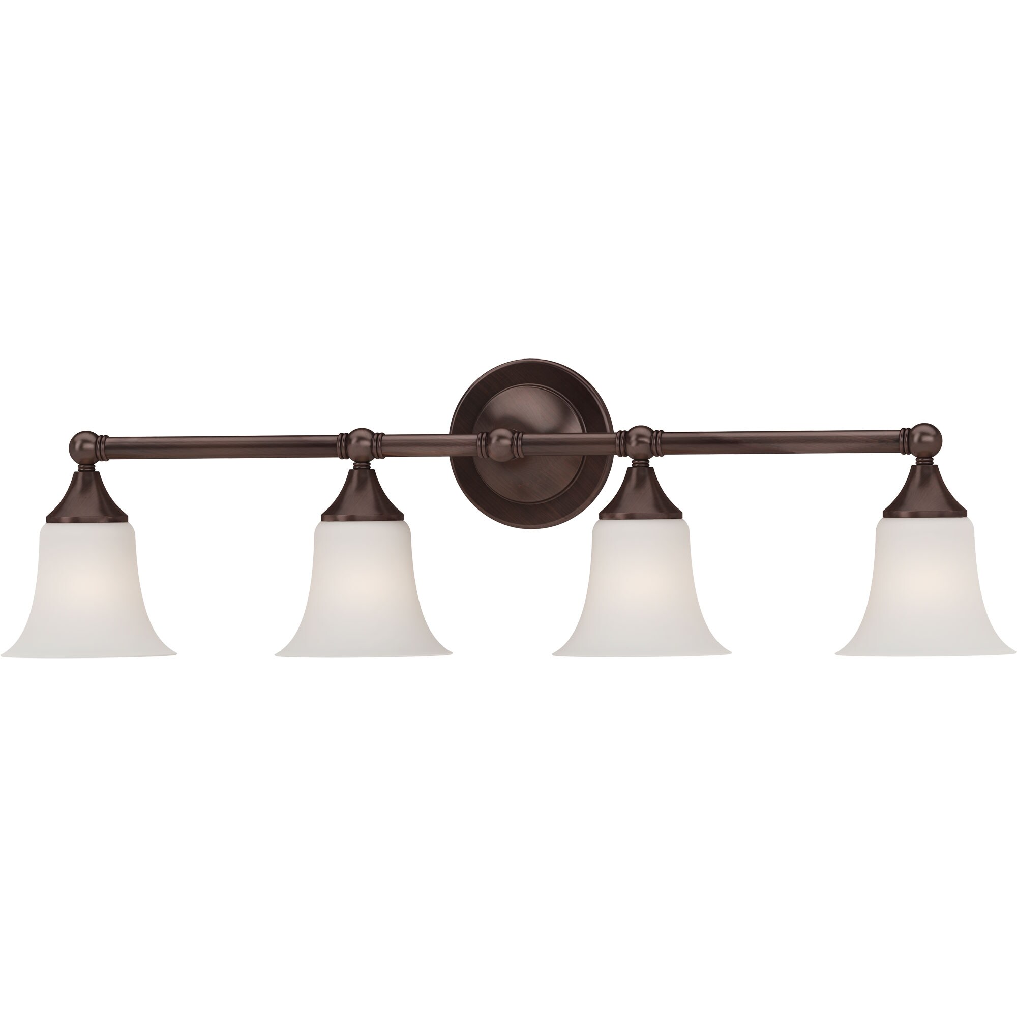 Volume Lighting V1364-27 34.5-in 4 -Light Bronze Modern/contemporary Vanity light