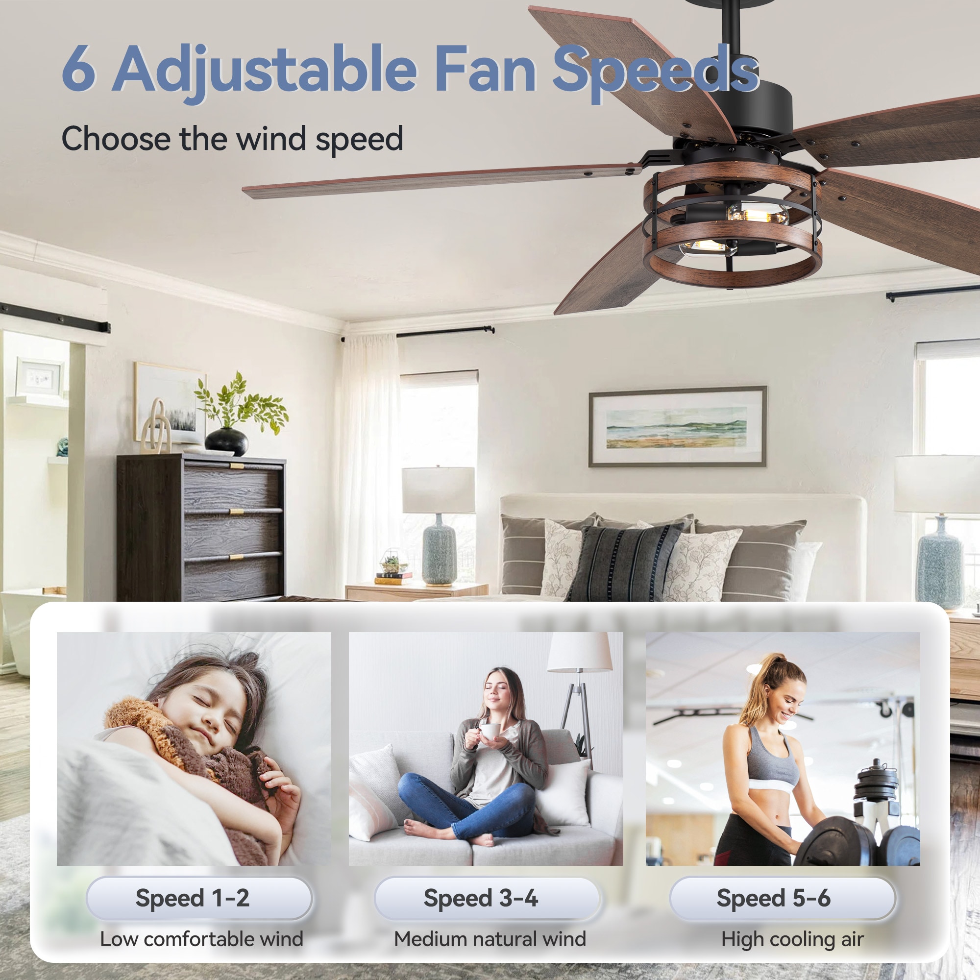 Breezary 29018-BK Ceiling-Fans - View #7