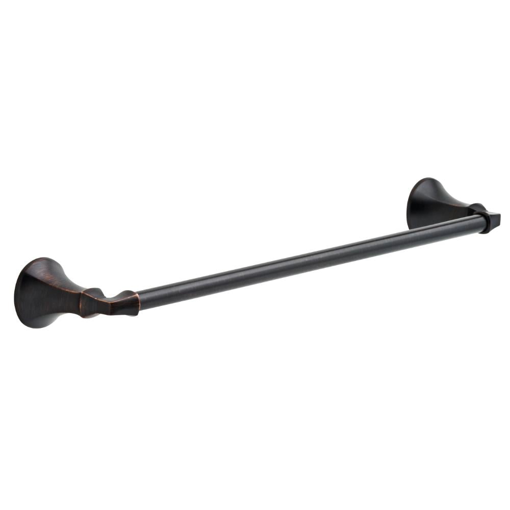 Delta Ashlyn 18-in Rubbed Bronze Ii Wall Mount Single Towel Bar 76418 