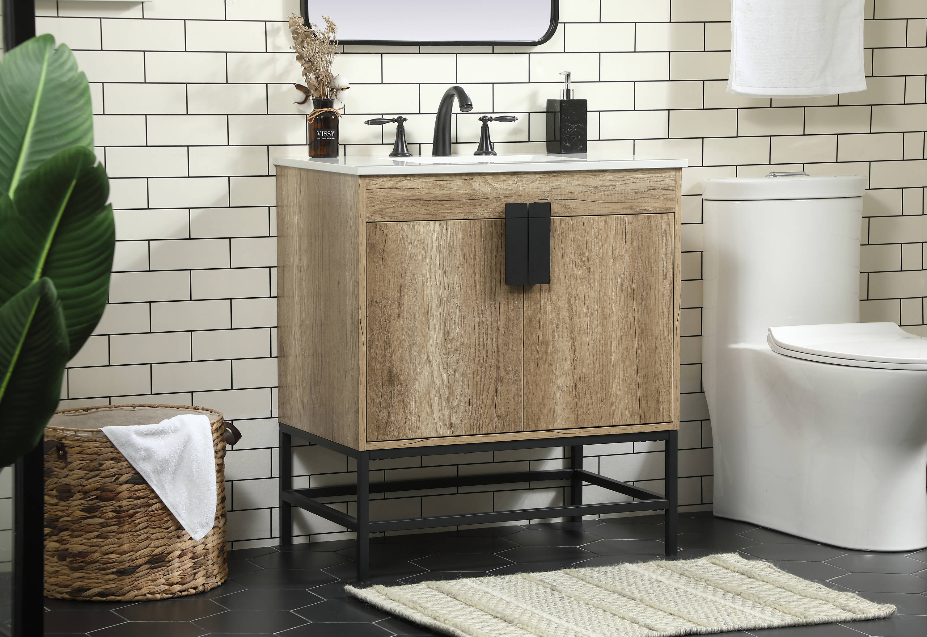 Elegant Decor HF146490NT Bath-Vanity-Combo - View #3