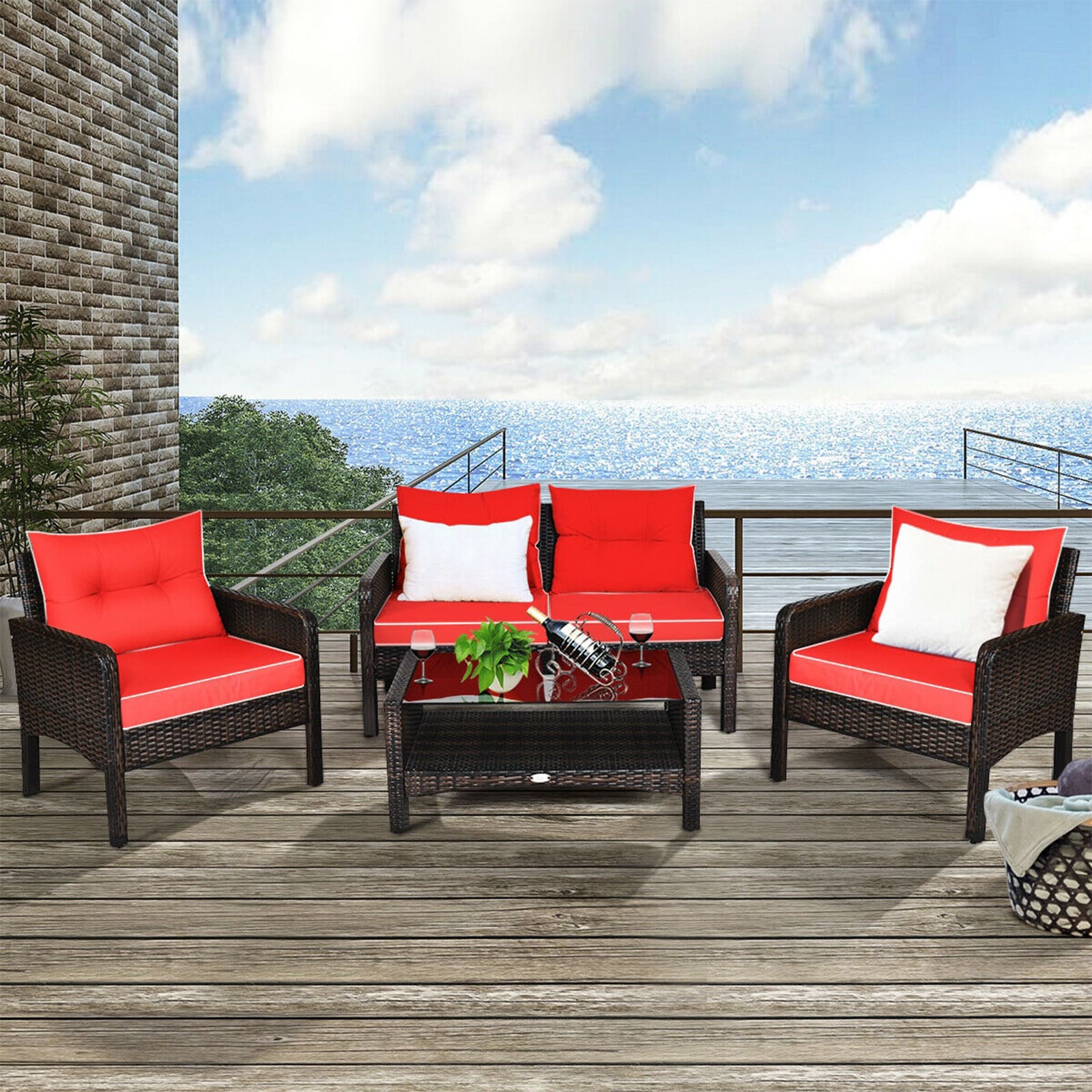 WELLFOR OUG68637ARE+ Patio-Conversation-Sets - View #7