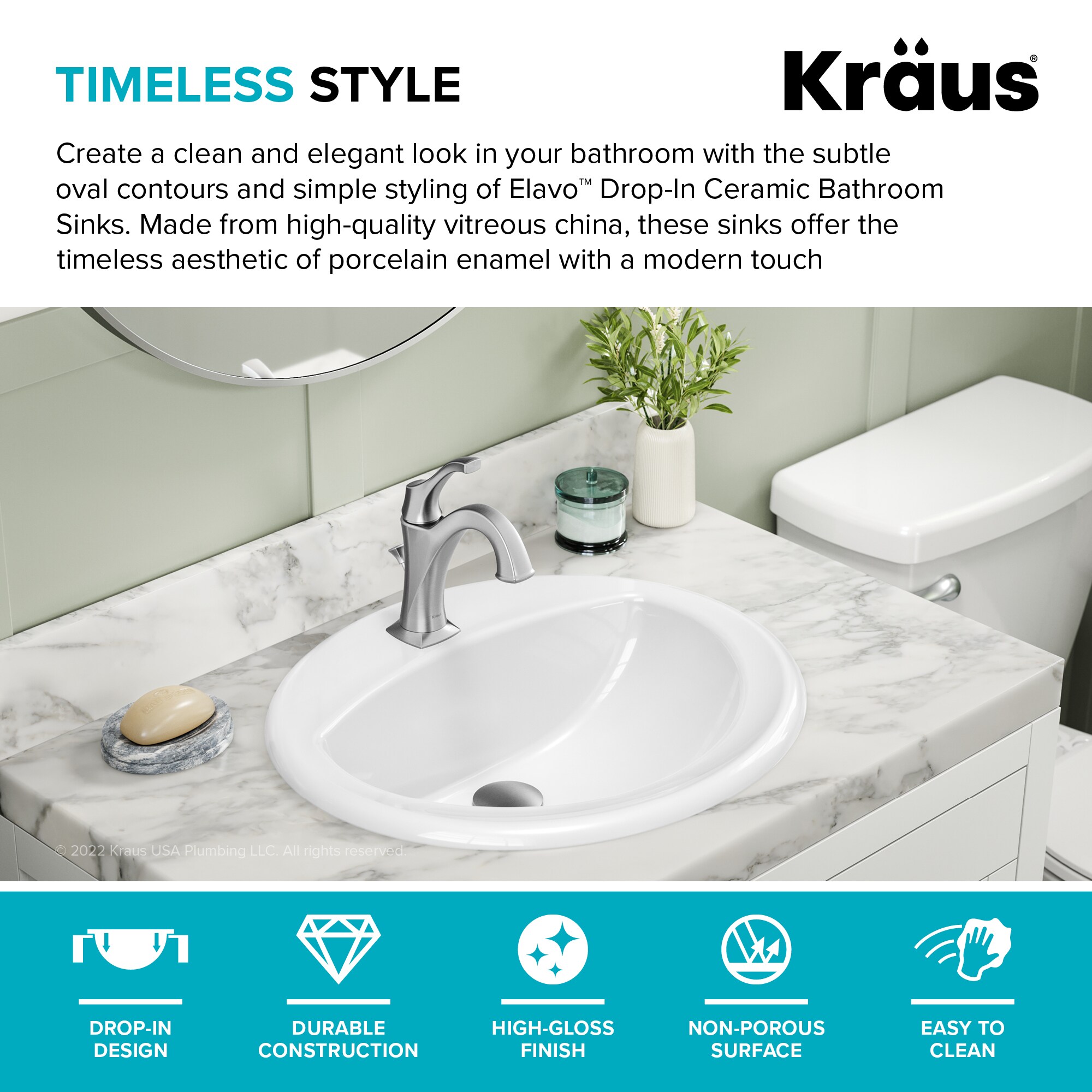 Kraus KCT-100 Bath-Sink - View #3