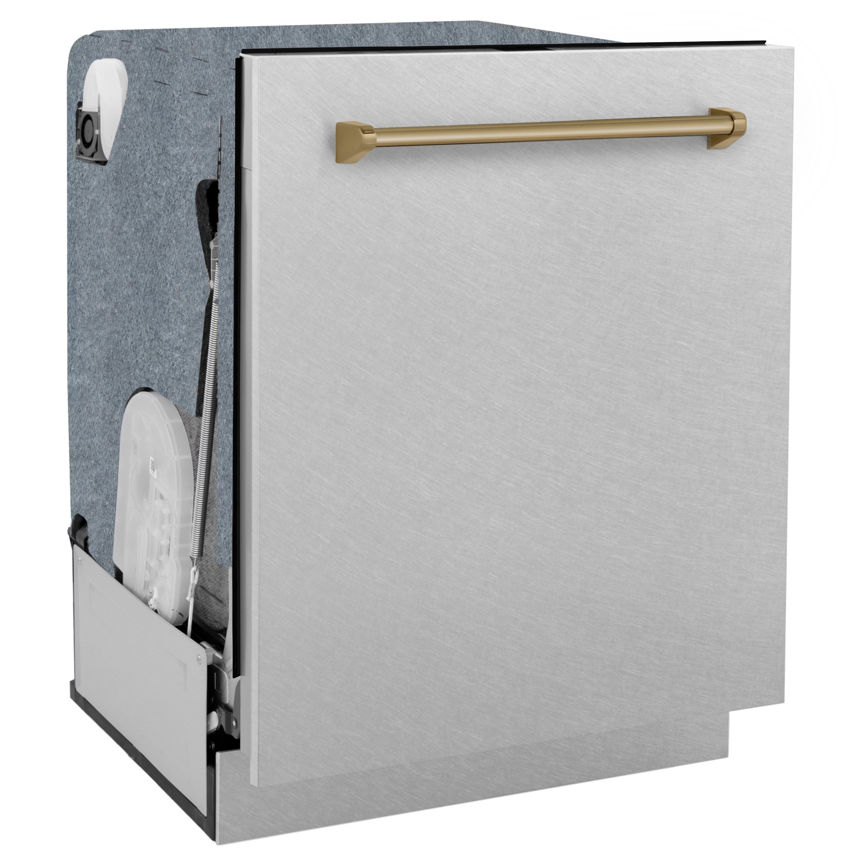 ZLINE KITCHEN & BATH DWMTZ-SN-24-CB Builtin-Dish - View #3