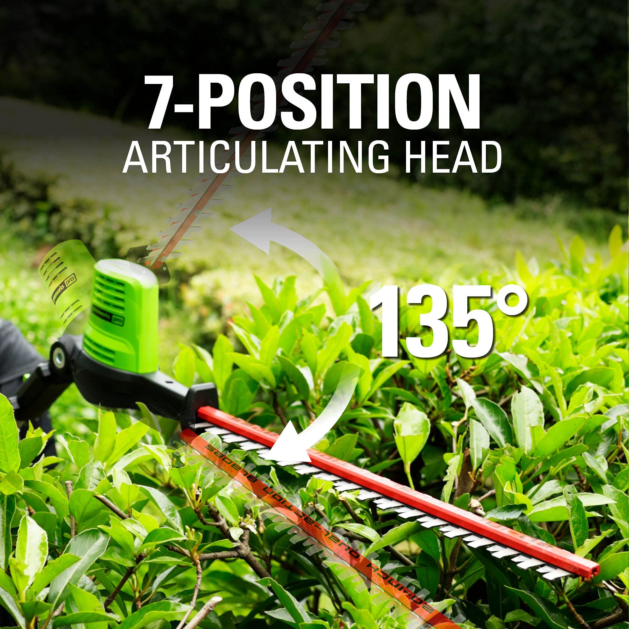 Greenworks HT2068D Cordless-Hedge-Trimmers - View #6