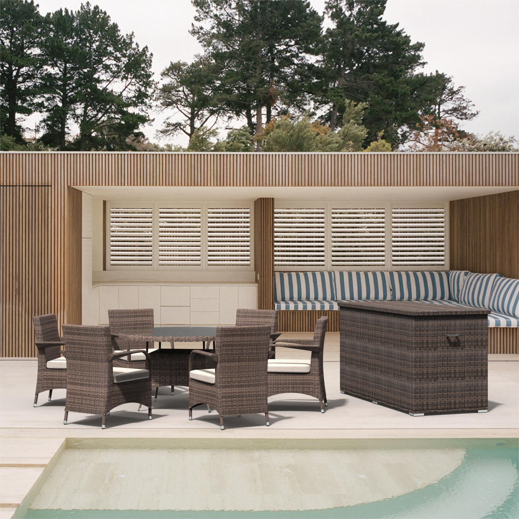 Direct Wicker DWD-1122&3256B-BR Patio-Dining-Sets - View #3